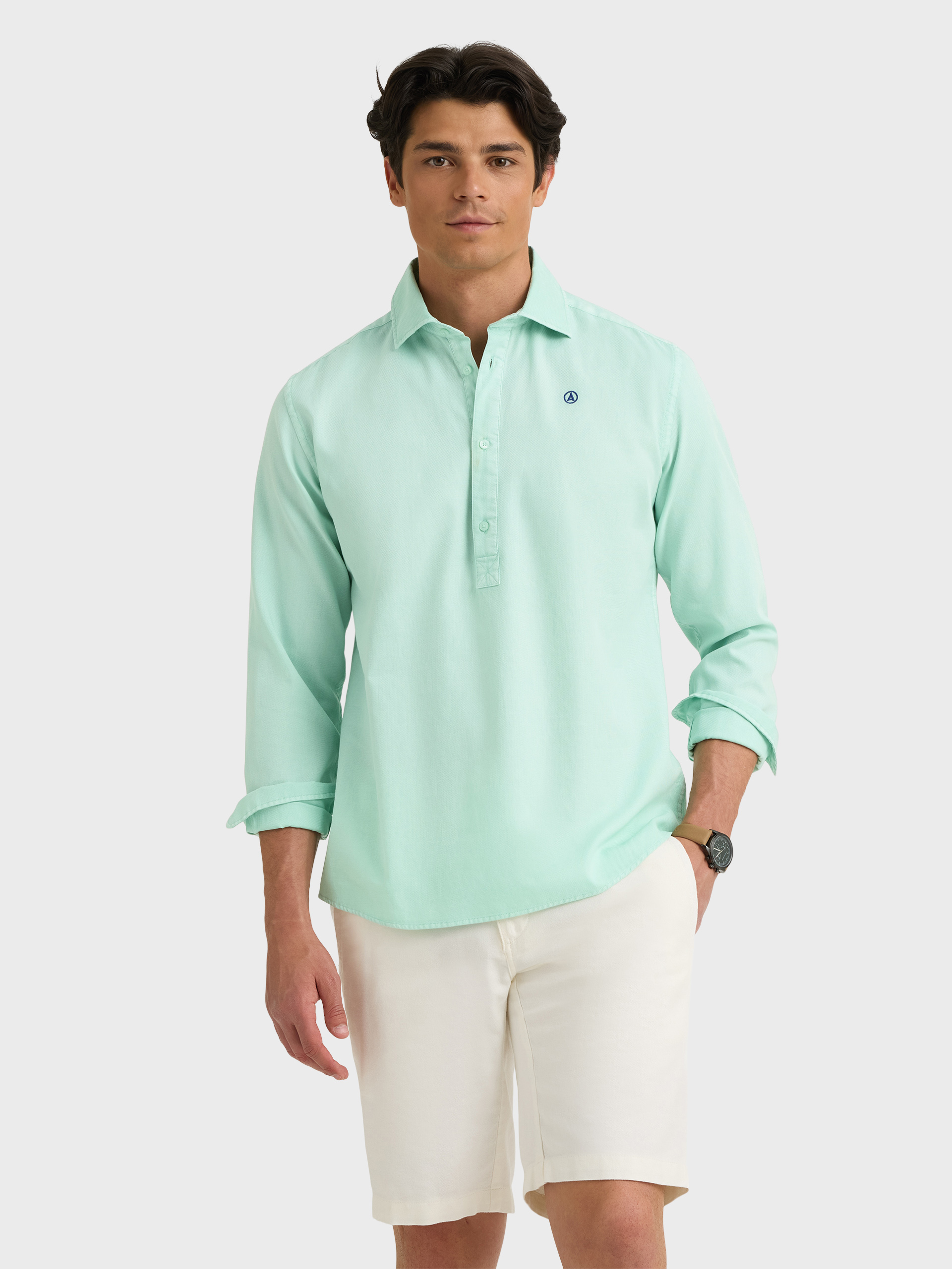 POLERA PANAMA DYE VERDE AGUA
