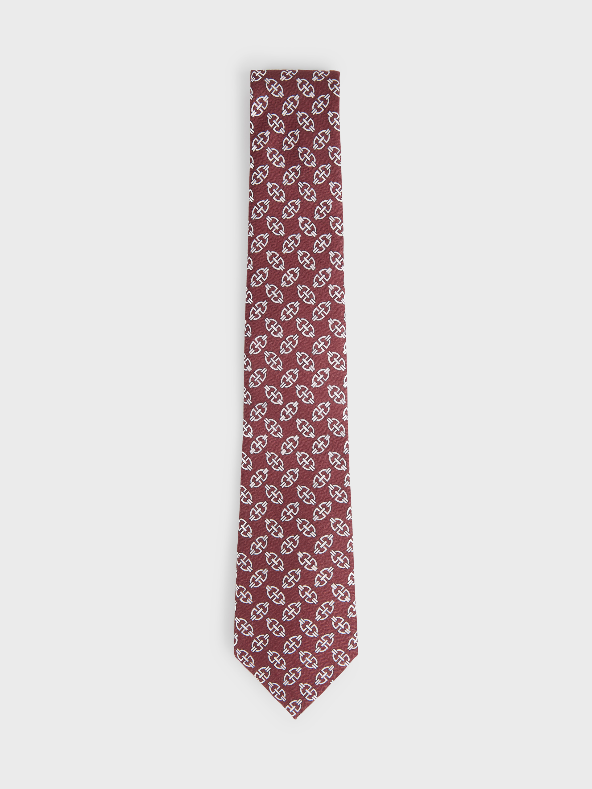 CORBATA PRINTED BURDEOS
