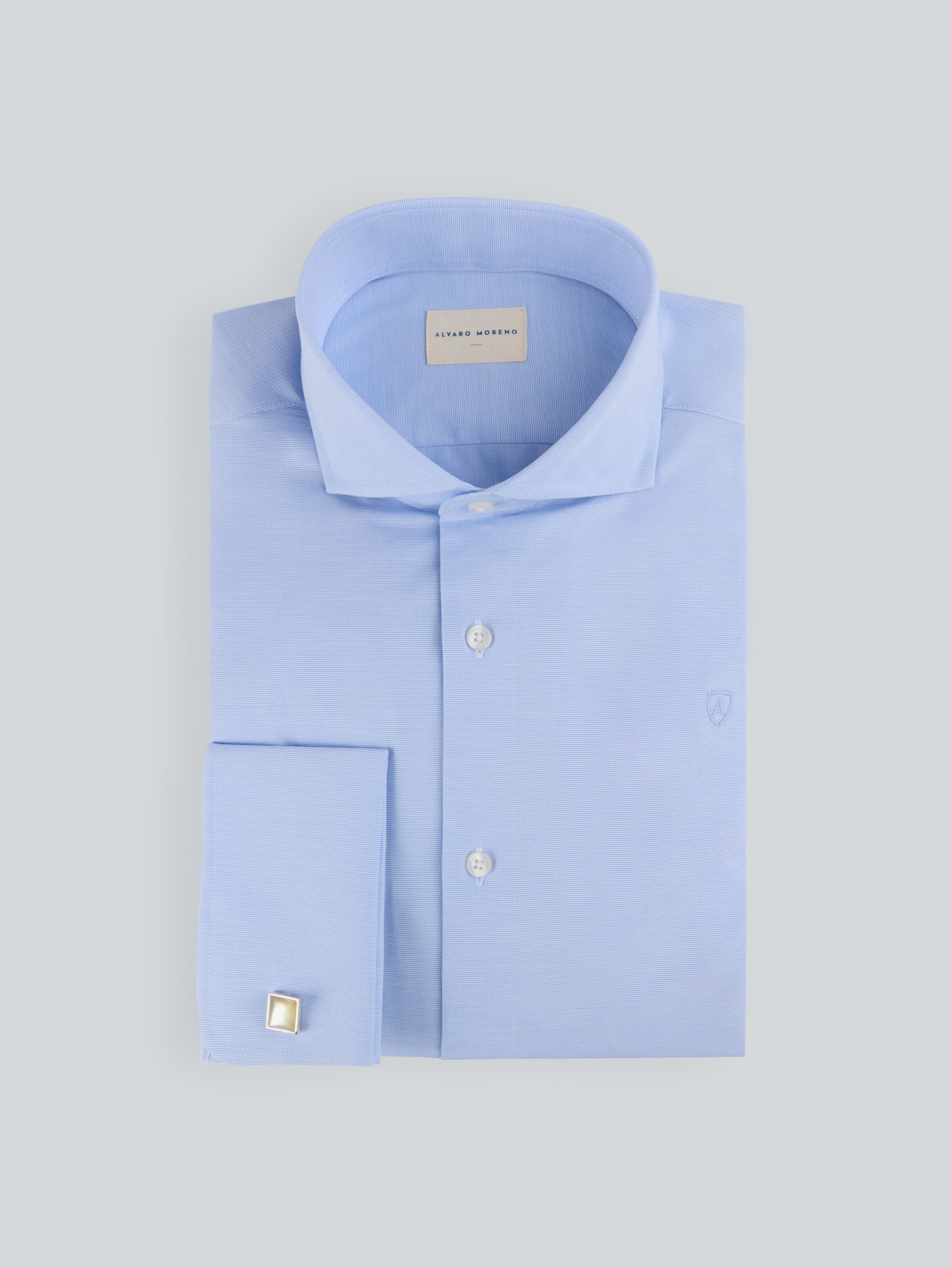 CAMISA OTOMAN P.DOBLE CELESTE