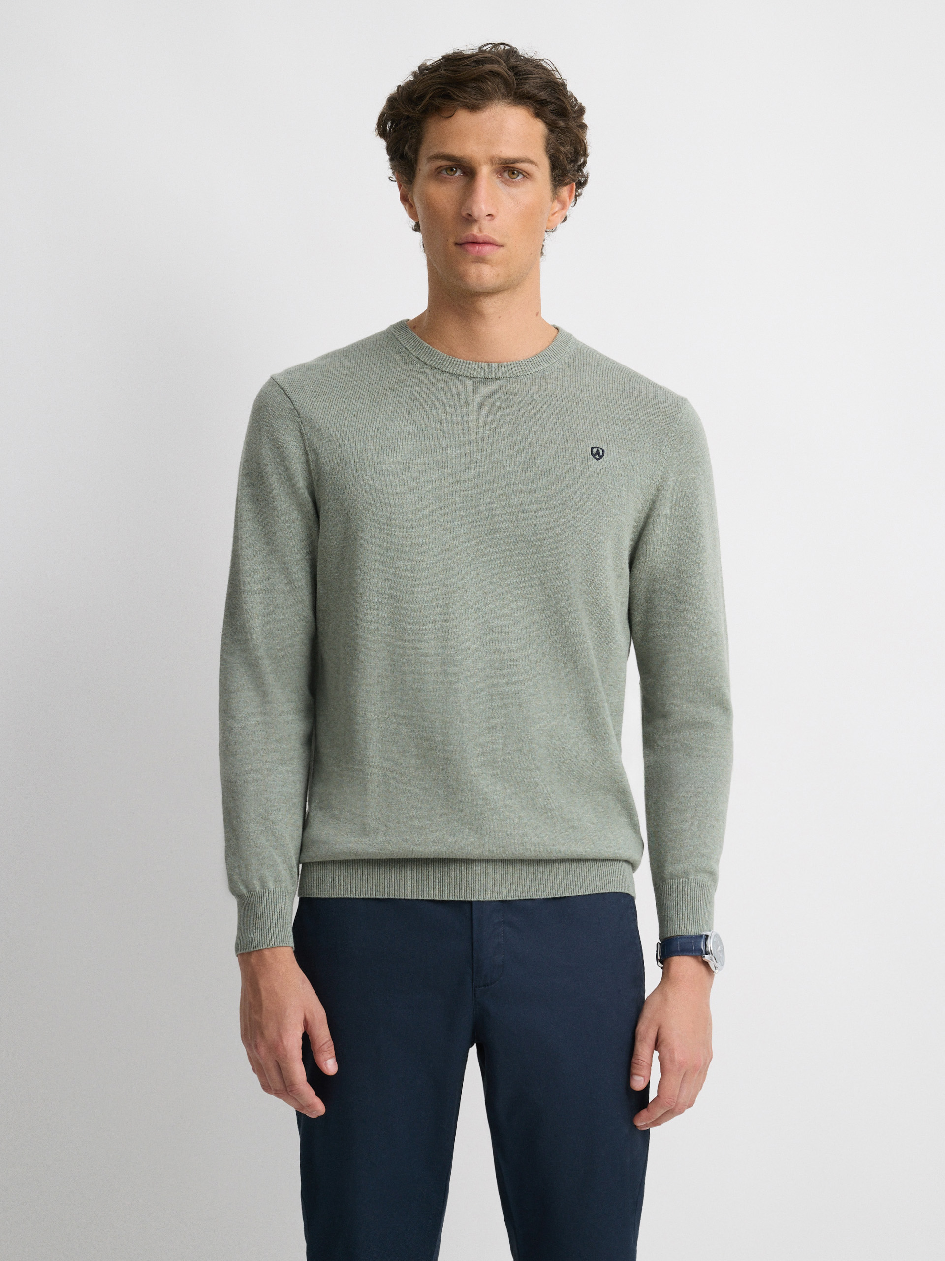 JERSEY ROUND NECK TRENDY VERDE