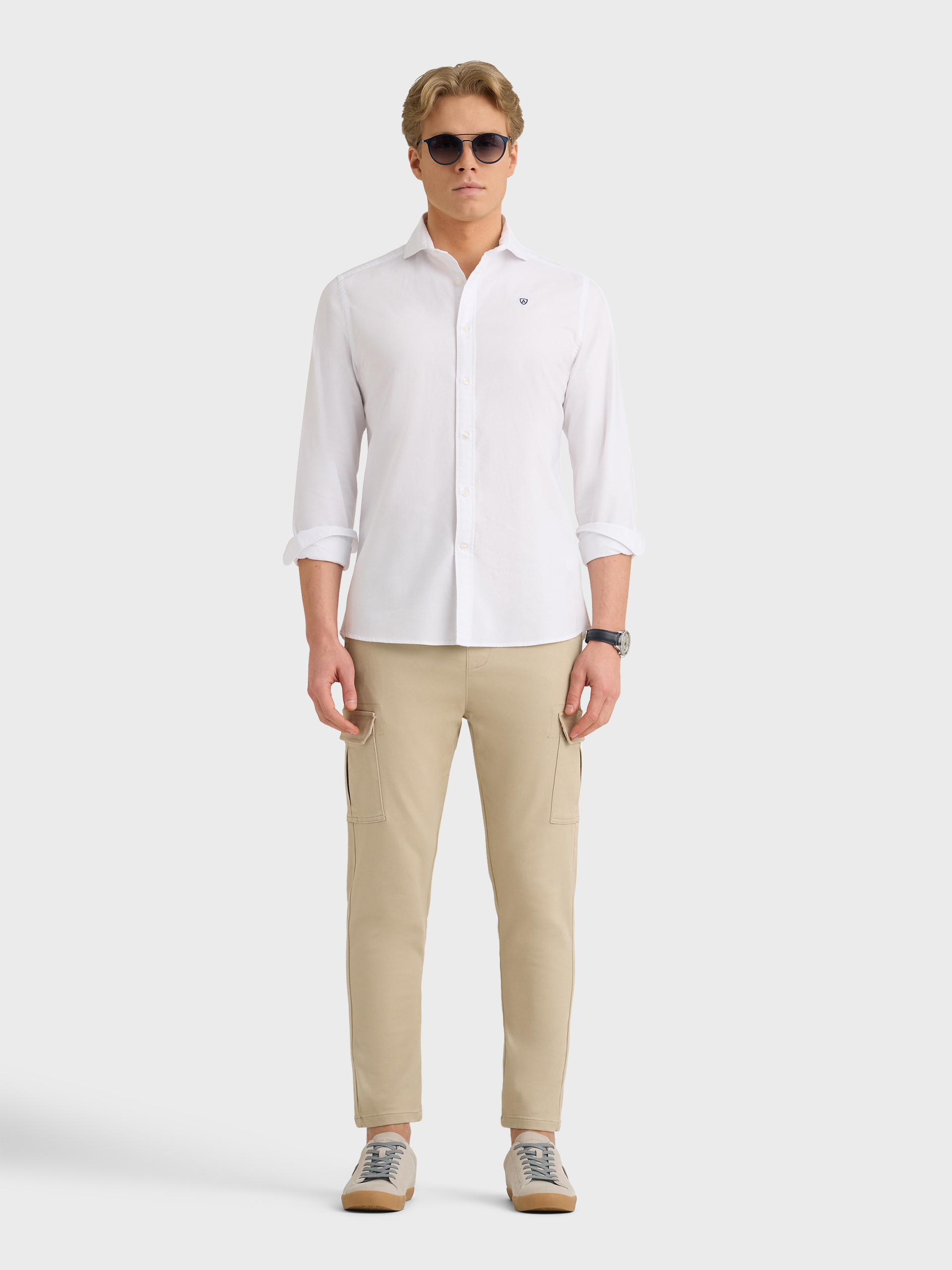 CAMISA OXFORD DYE TIE COLLAR