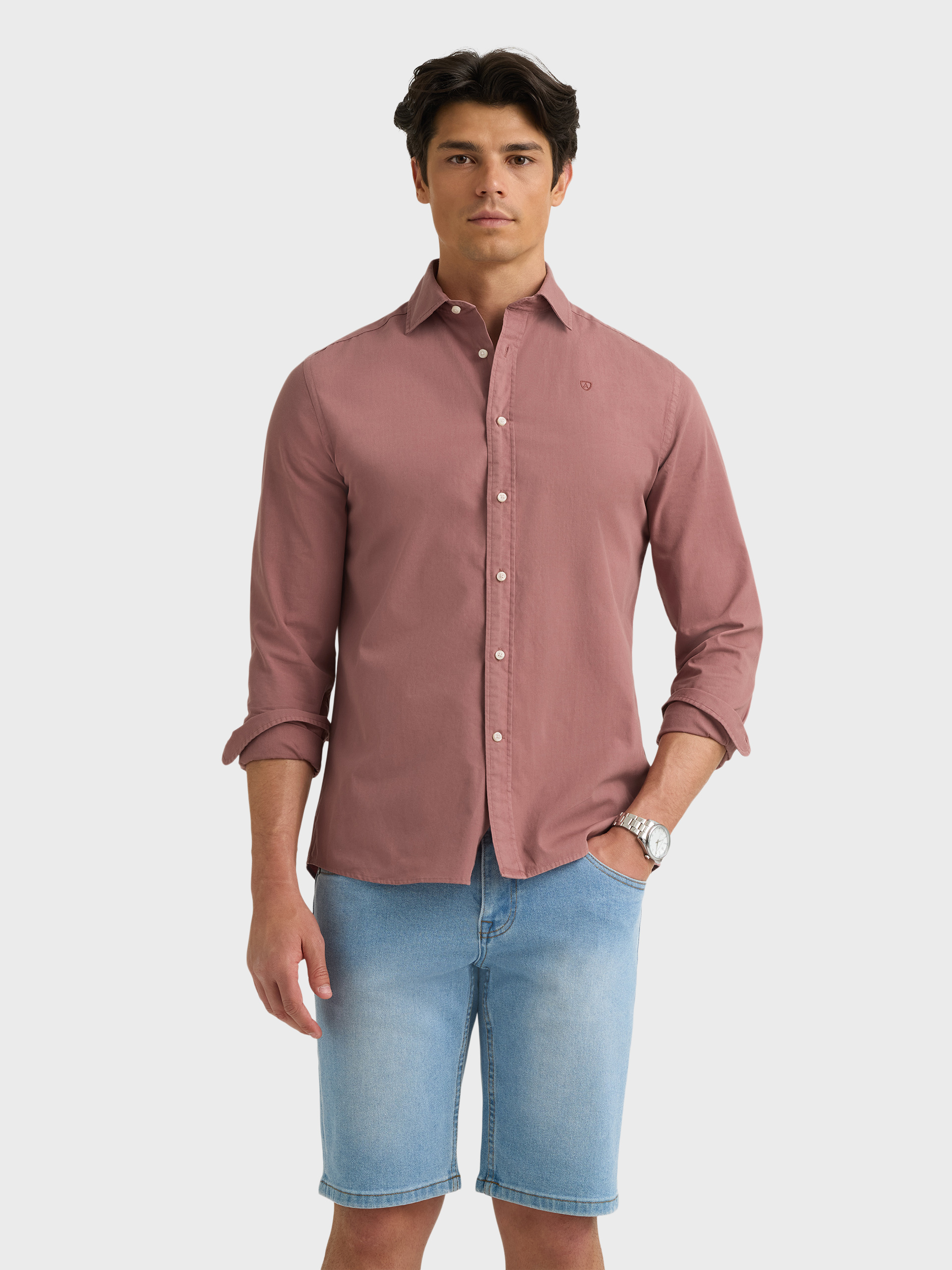 CAMISA POPELIN ROSA