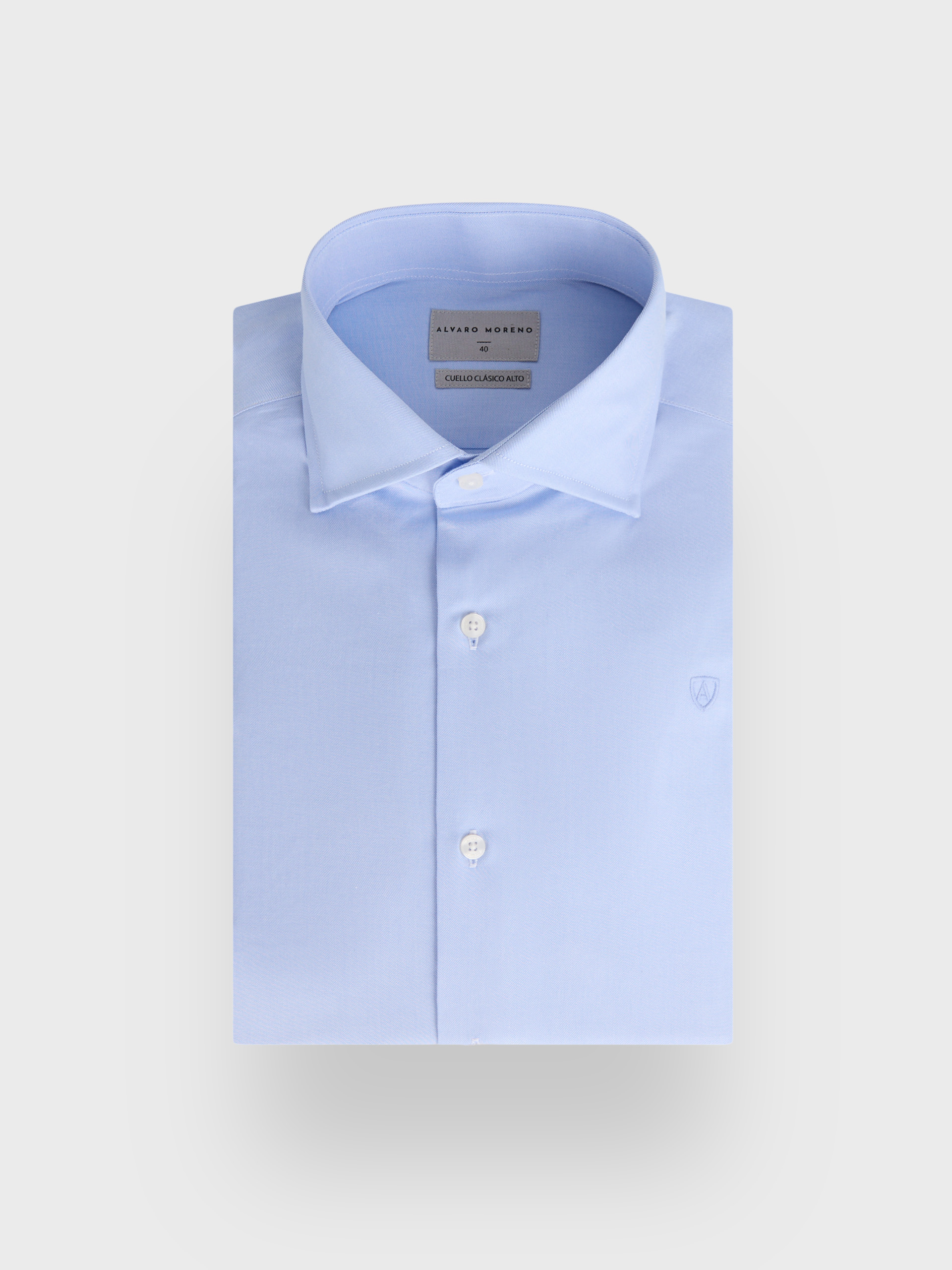 CAMISA ROMA TWILL P.DOBLE AZUL