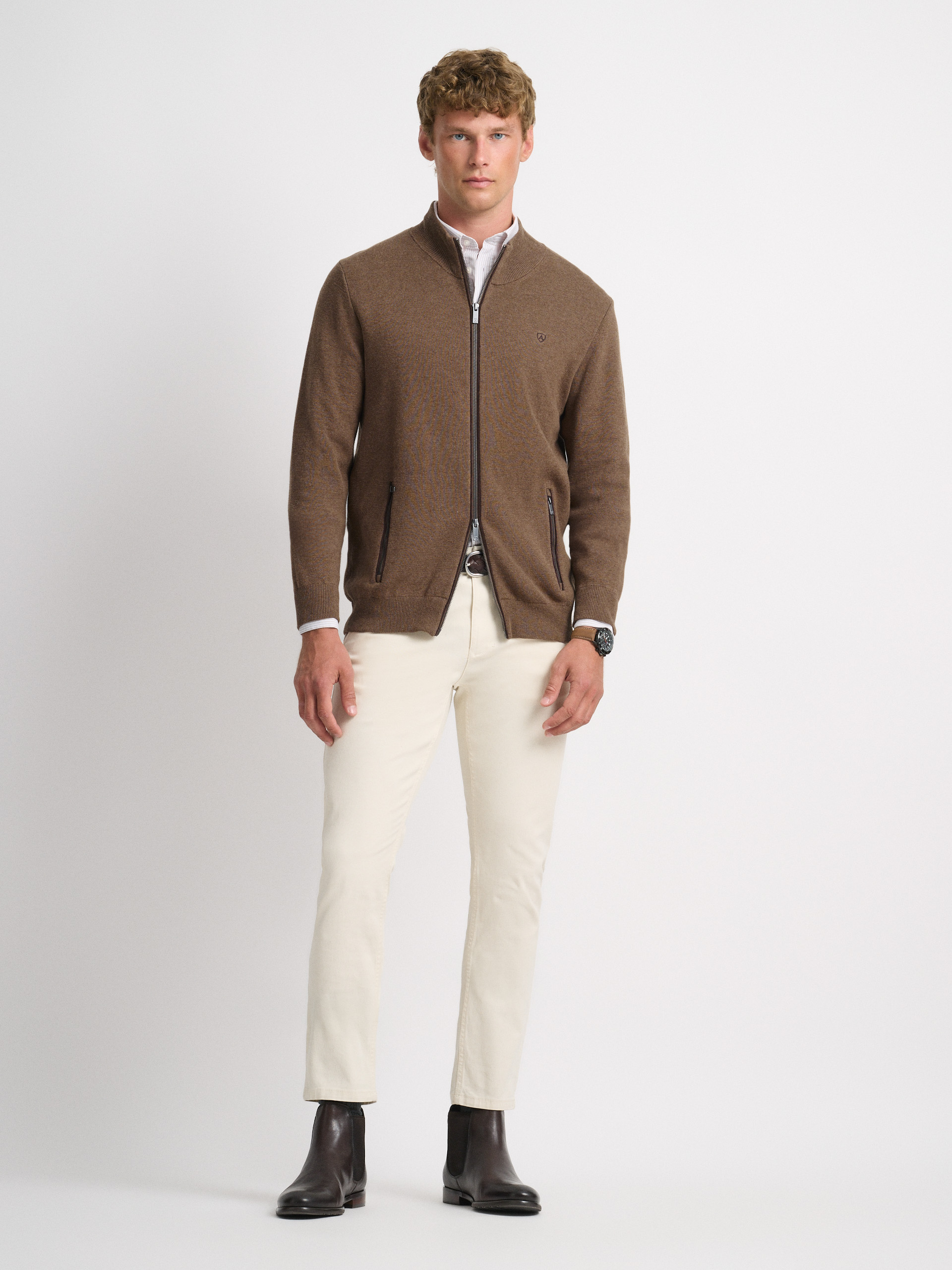CARDIGAN CONTRASTE