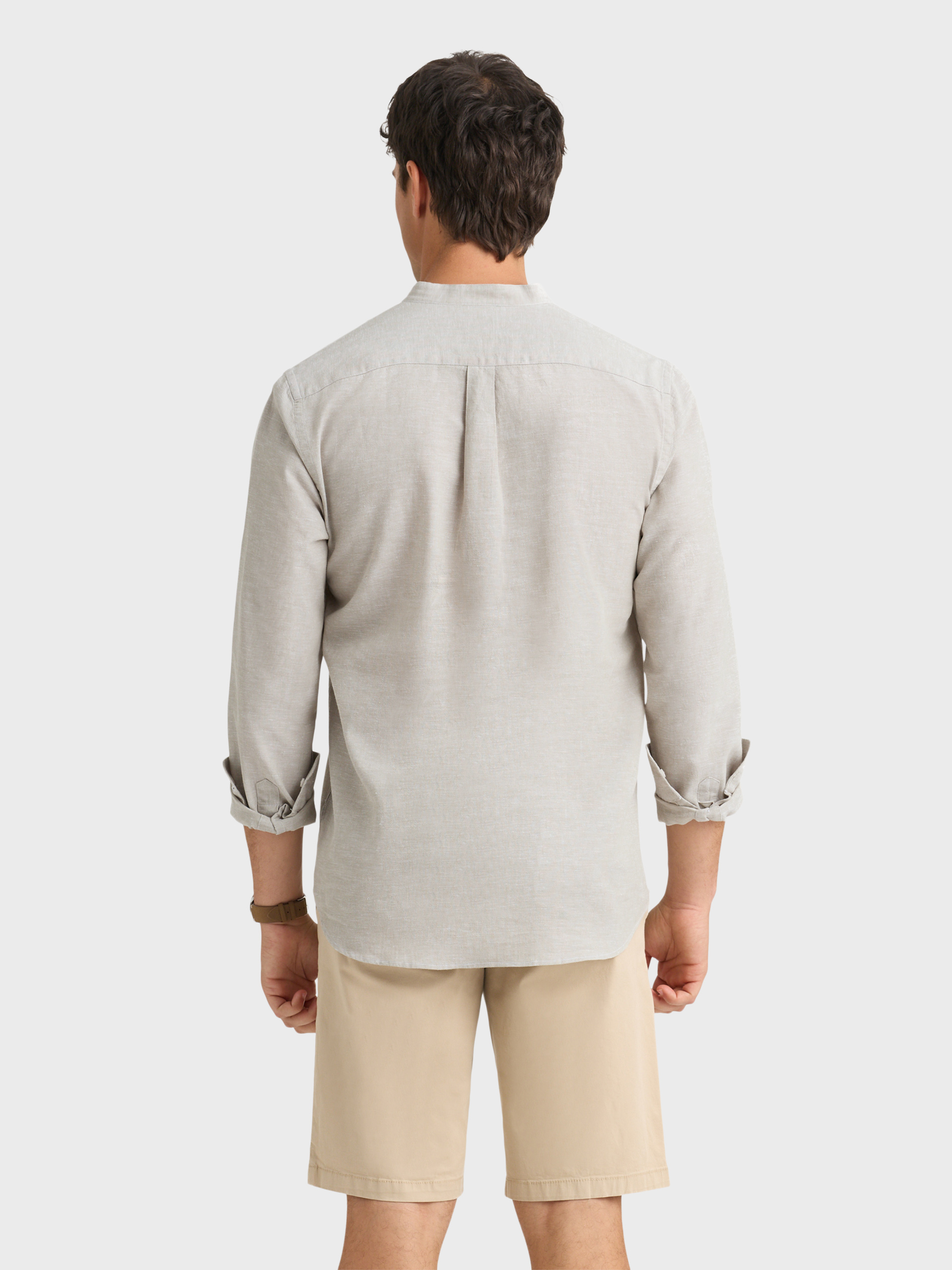 POLERA LINO MAO CONTRASTE
