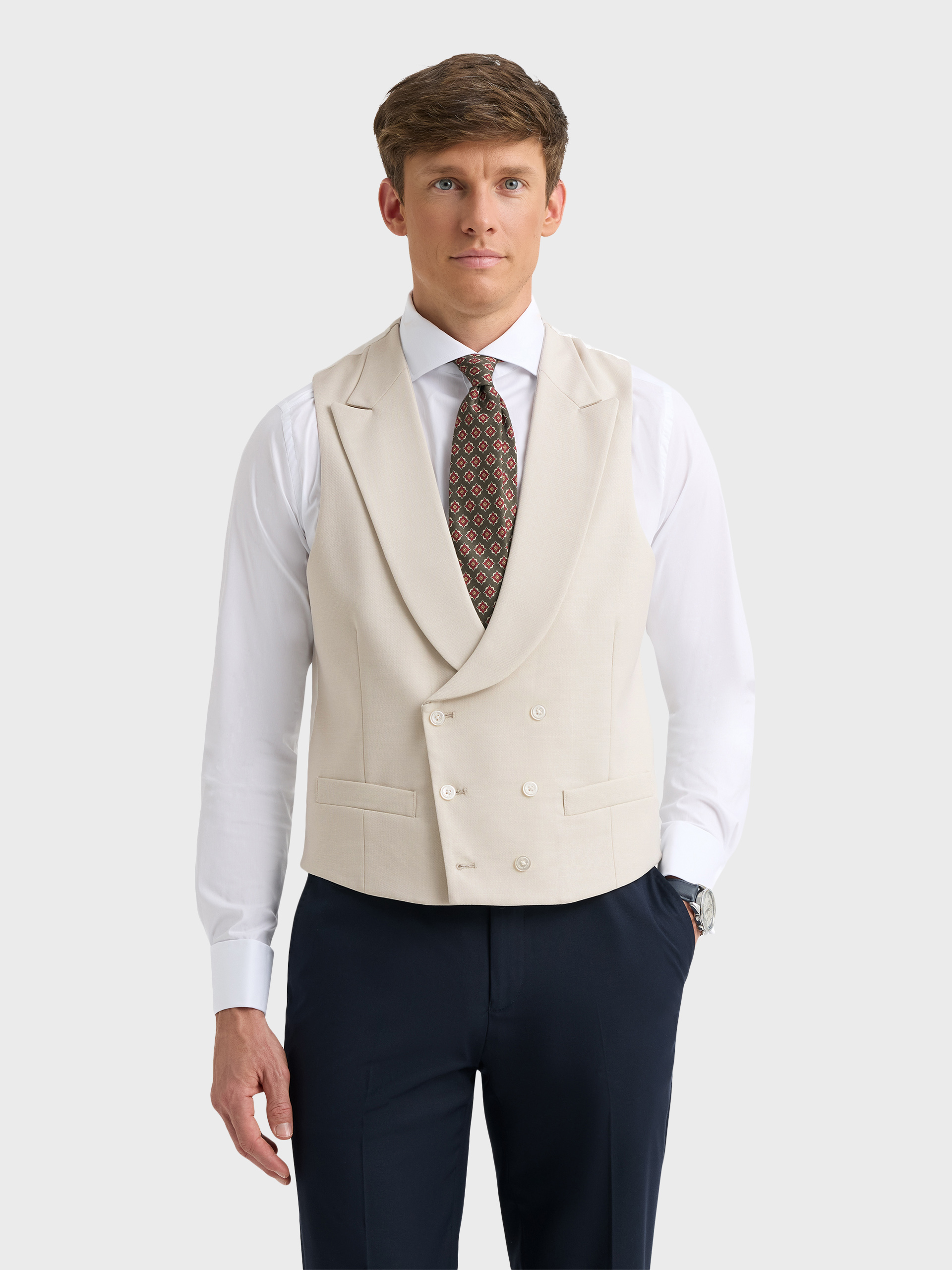 CHALECO PANAMA BEIGE