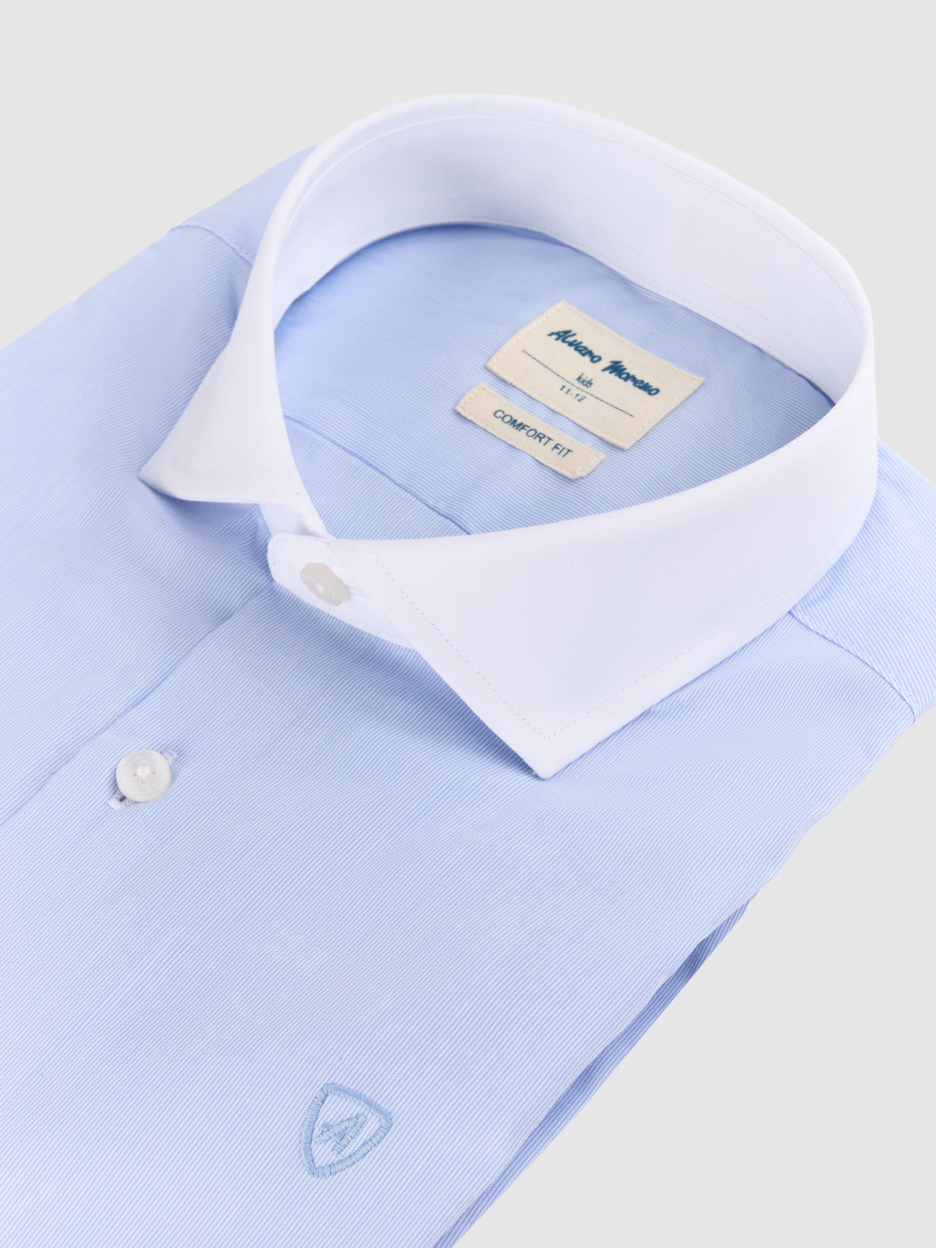 CAMISA MIL RAYAS C.BCO KIDS