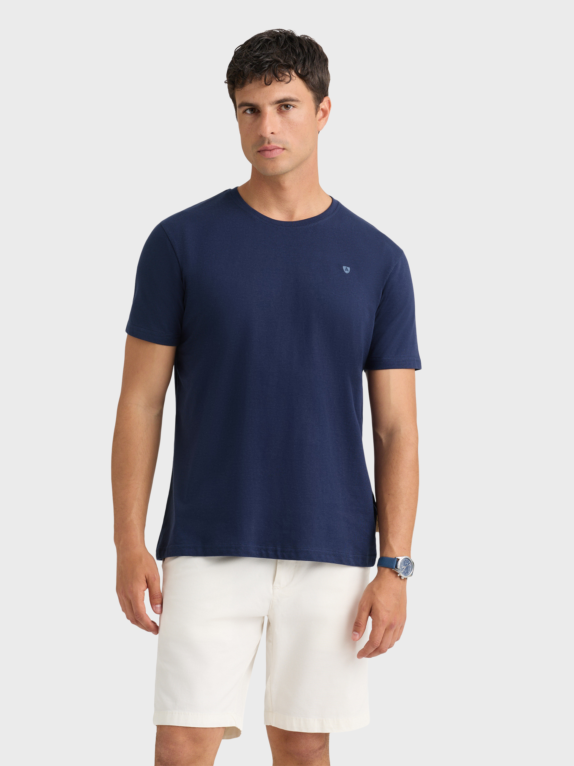 CAMISETA TRENDY AZUL MARINO