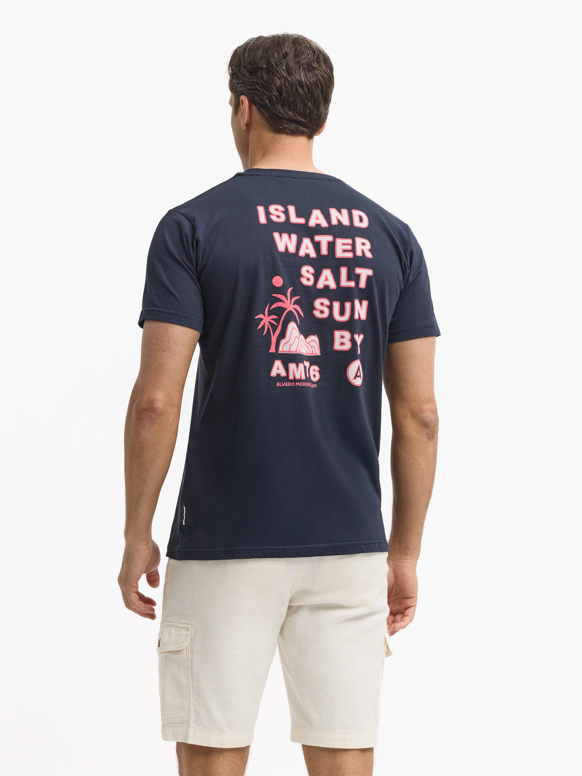 CAMISETA ISLAND AZUL MARINO
