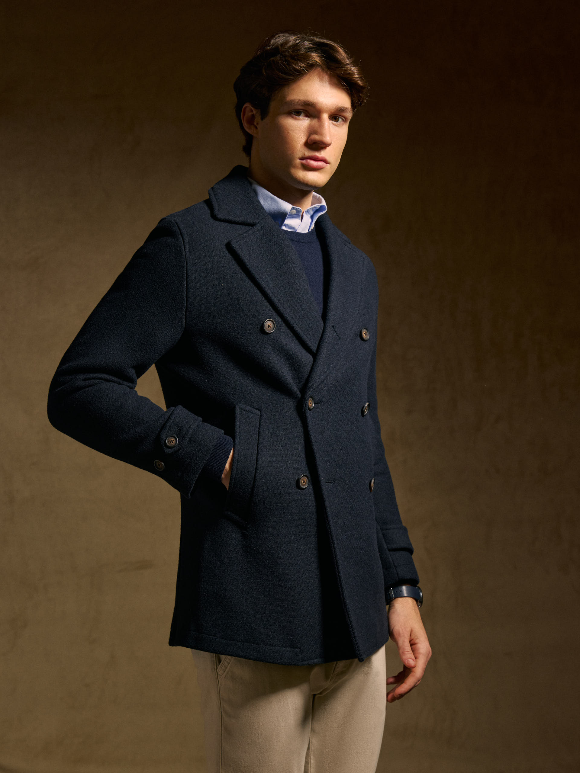 ABRIGO BREM AZUL MARINO