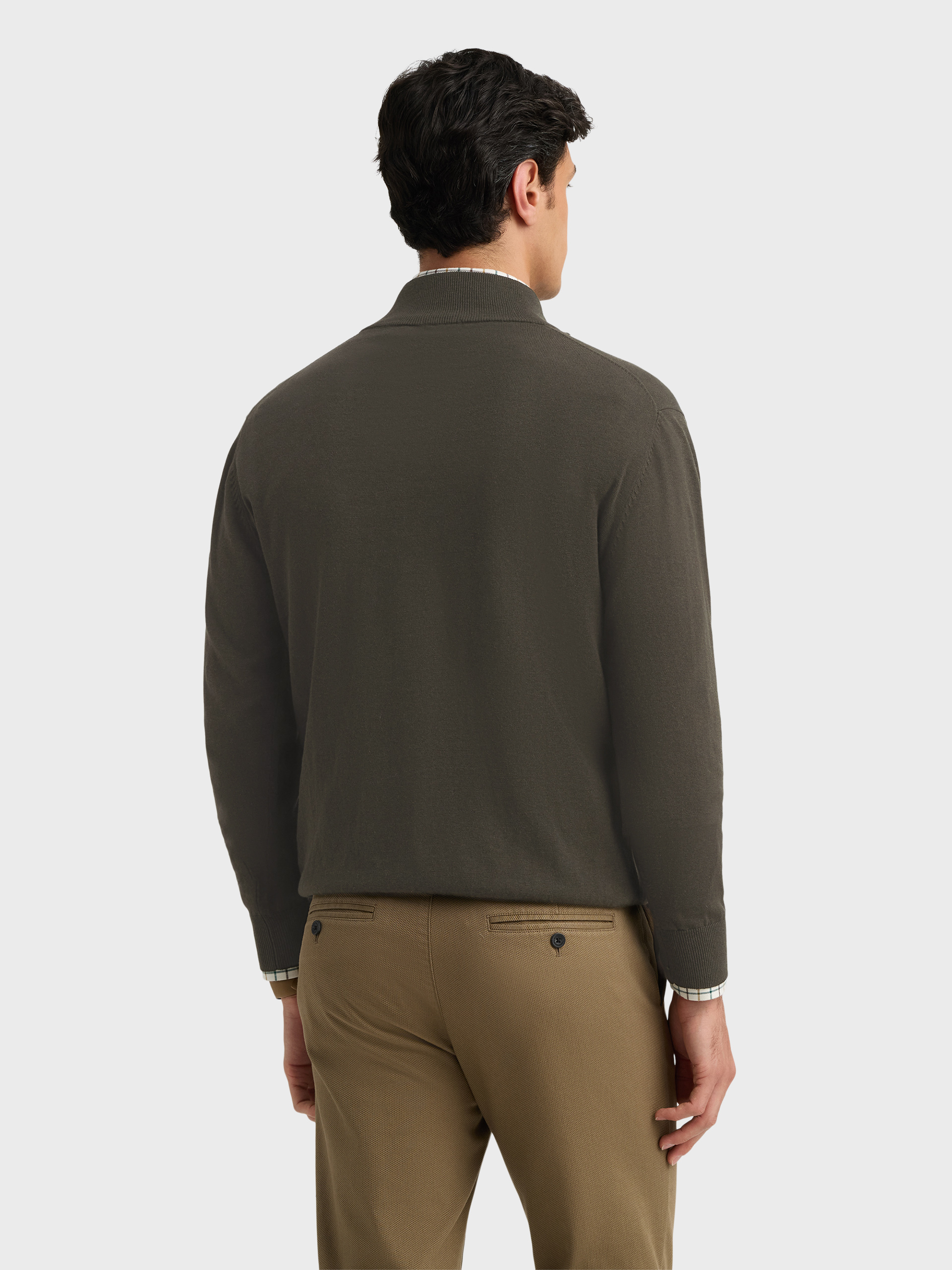 JERSEY BUTTON COLLAR