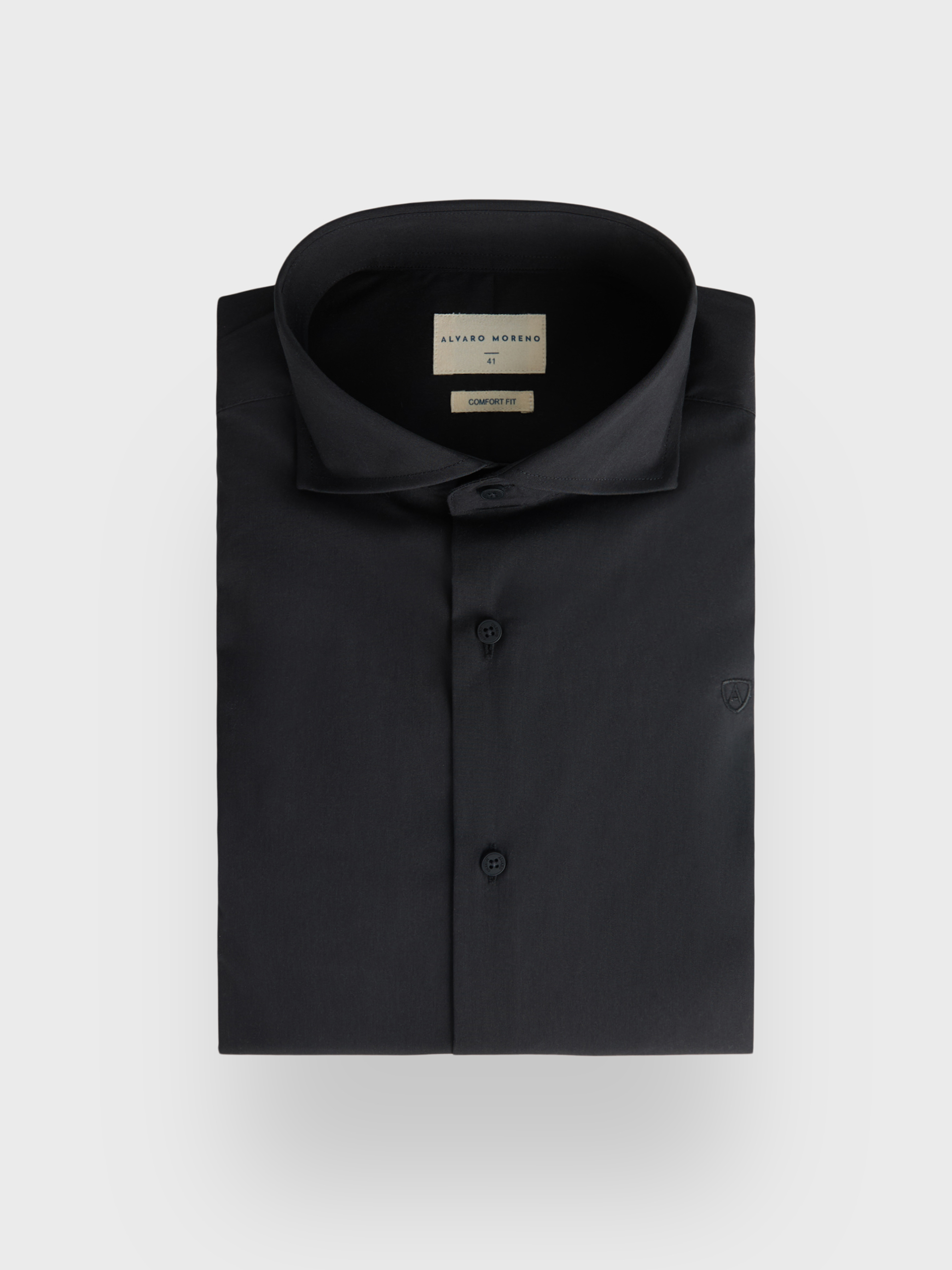 CAMISA COMFORT SOLID NEGRO