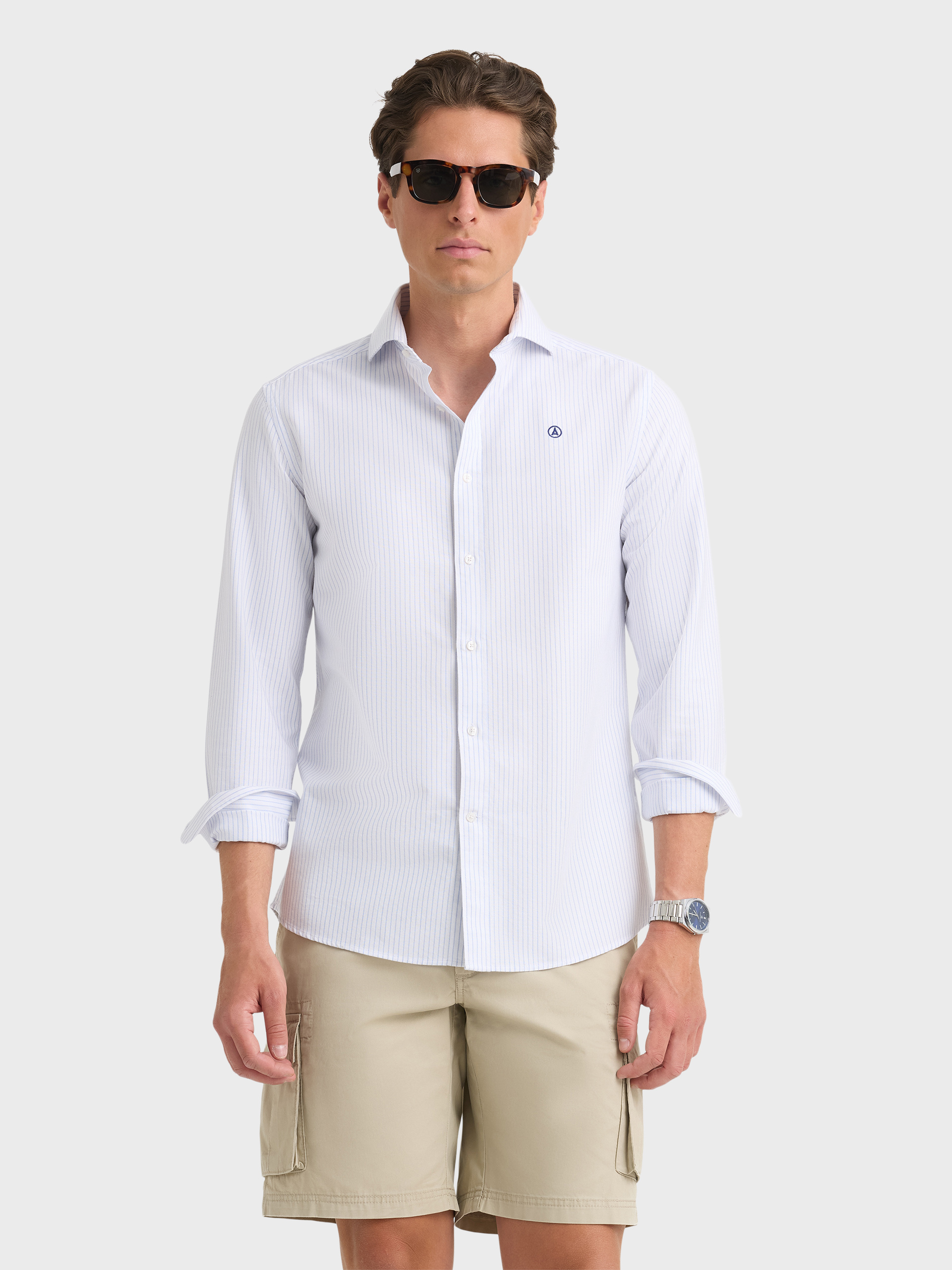 CAMISA OXFORD SUNSET AZUL