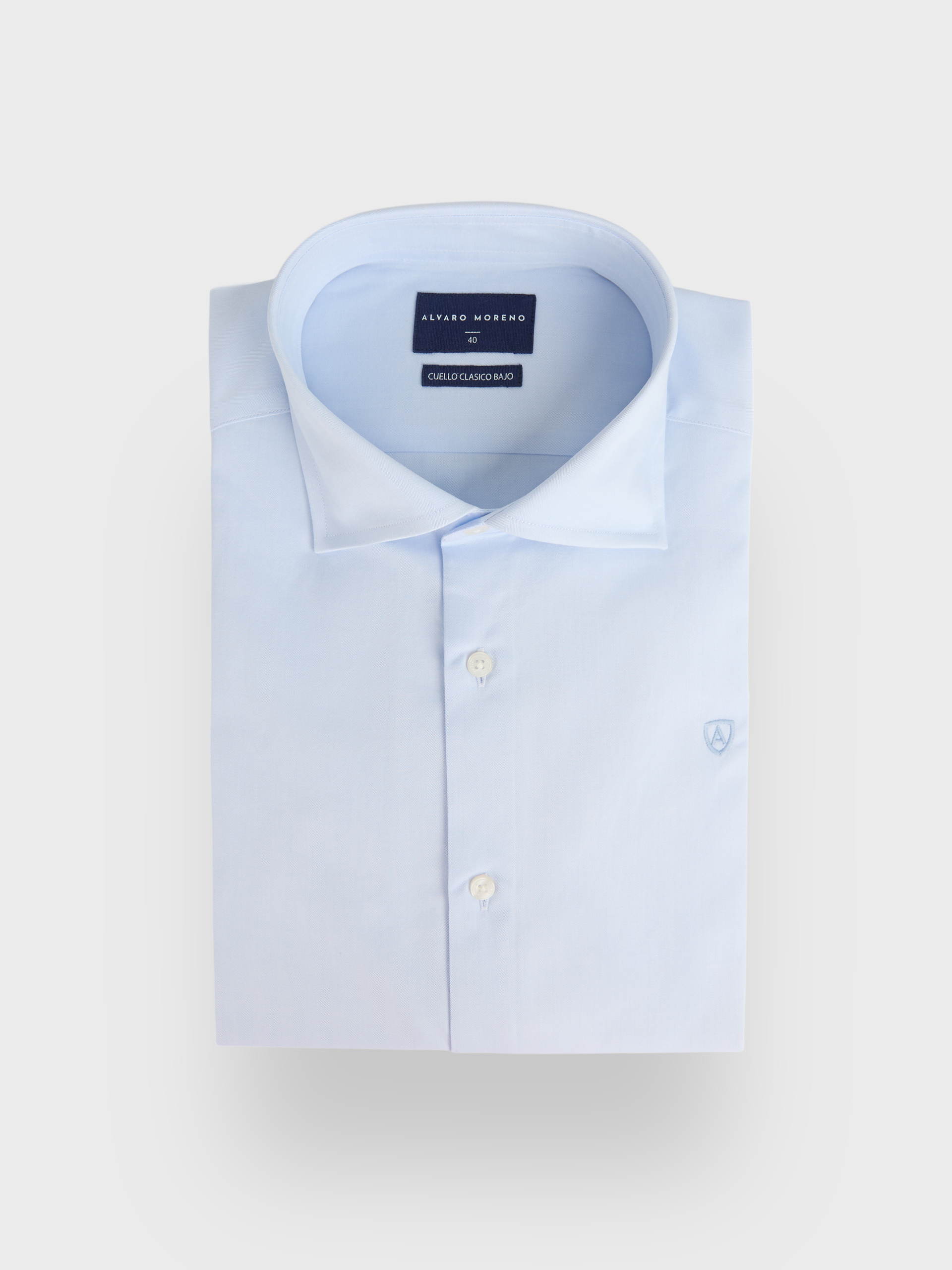 CAMISA MISTER HERRINGBONE CELESTE