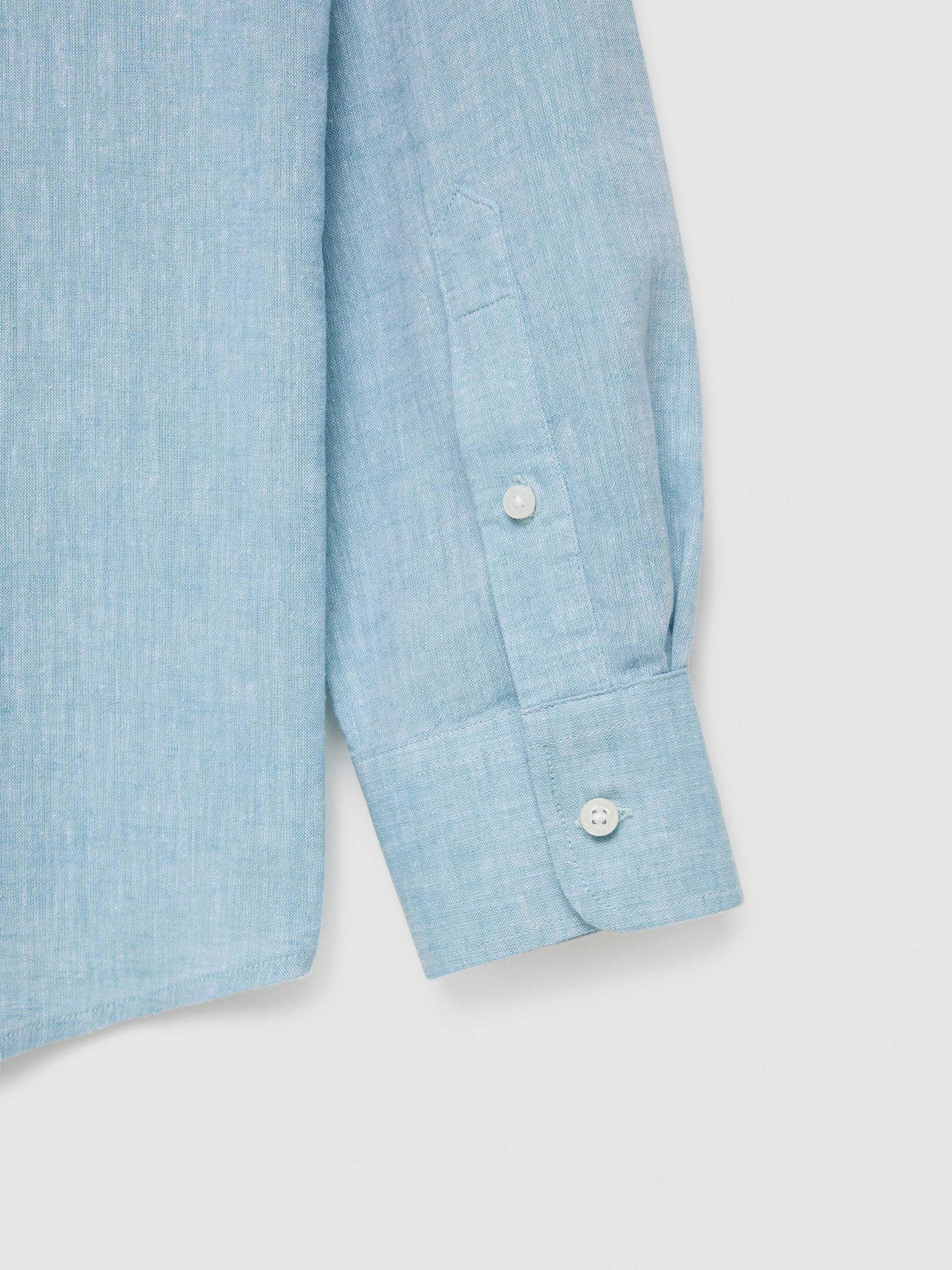 CAMISA LINO C. BOTON