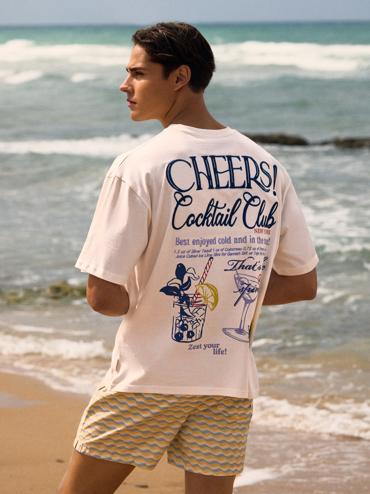 CAMISETA CHEERS BLANCO