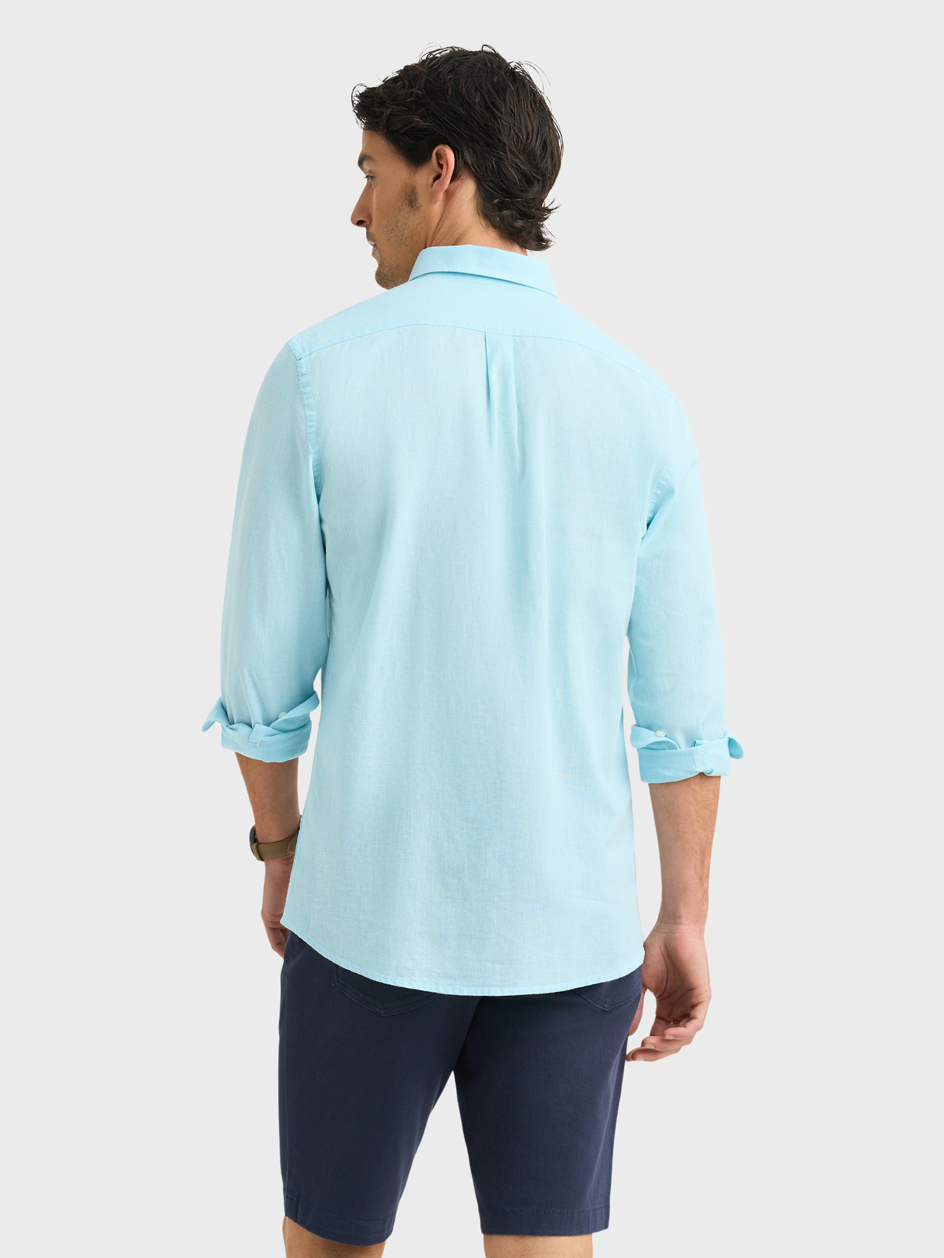 CAMISA LINO C.BOTON