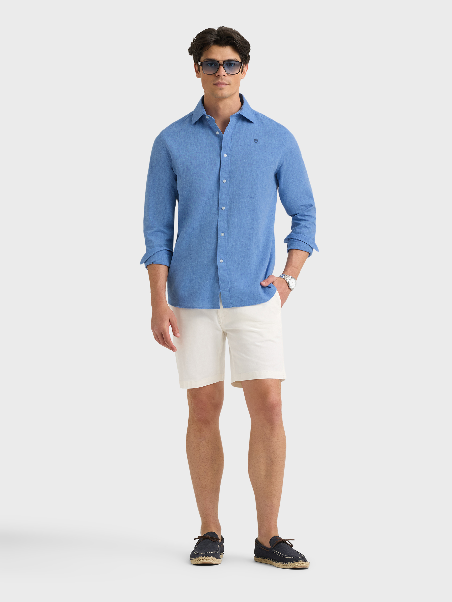 CAMISA LINO CHAMBRAY