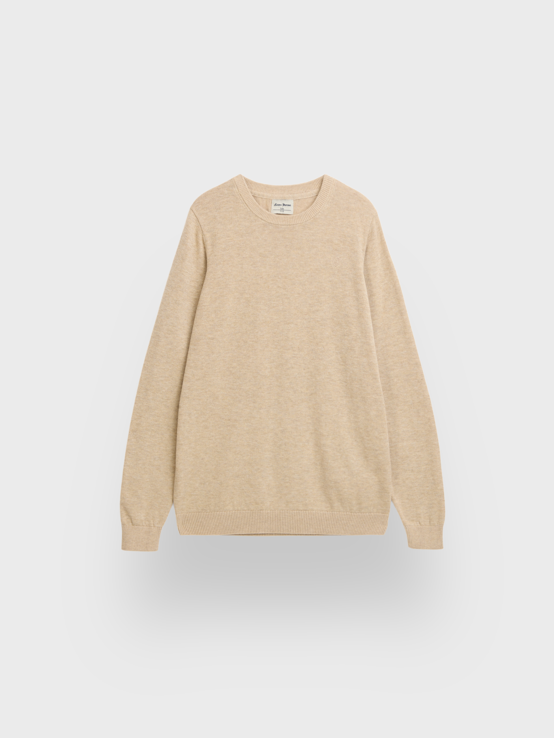 JERSEY ROUND NECK KIDS BEIGE