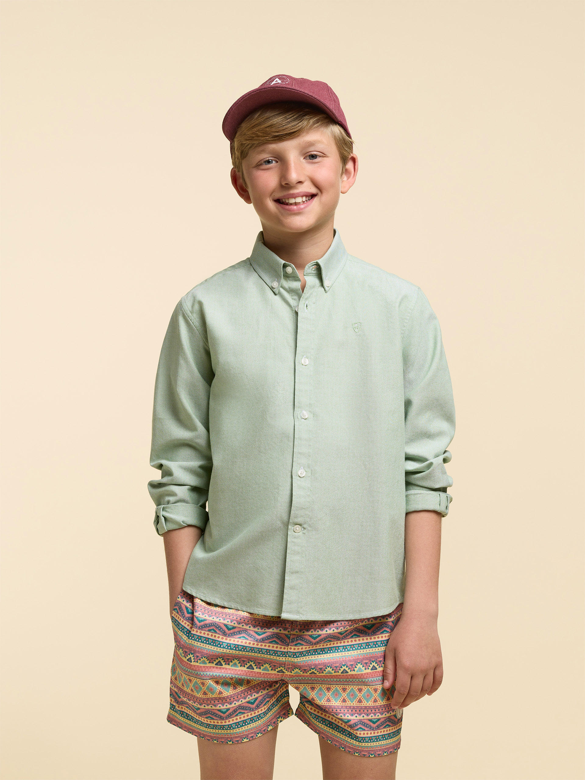 CAMISA OXFORD SOLID KIDS