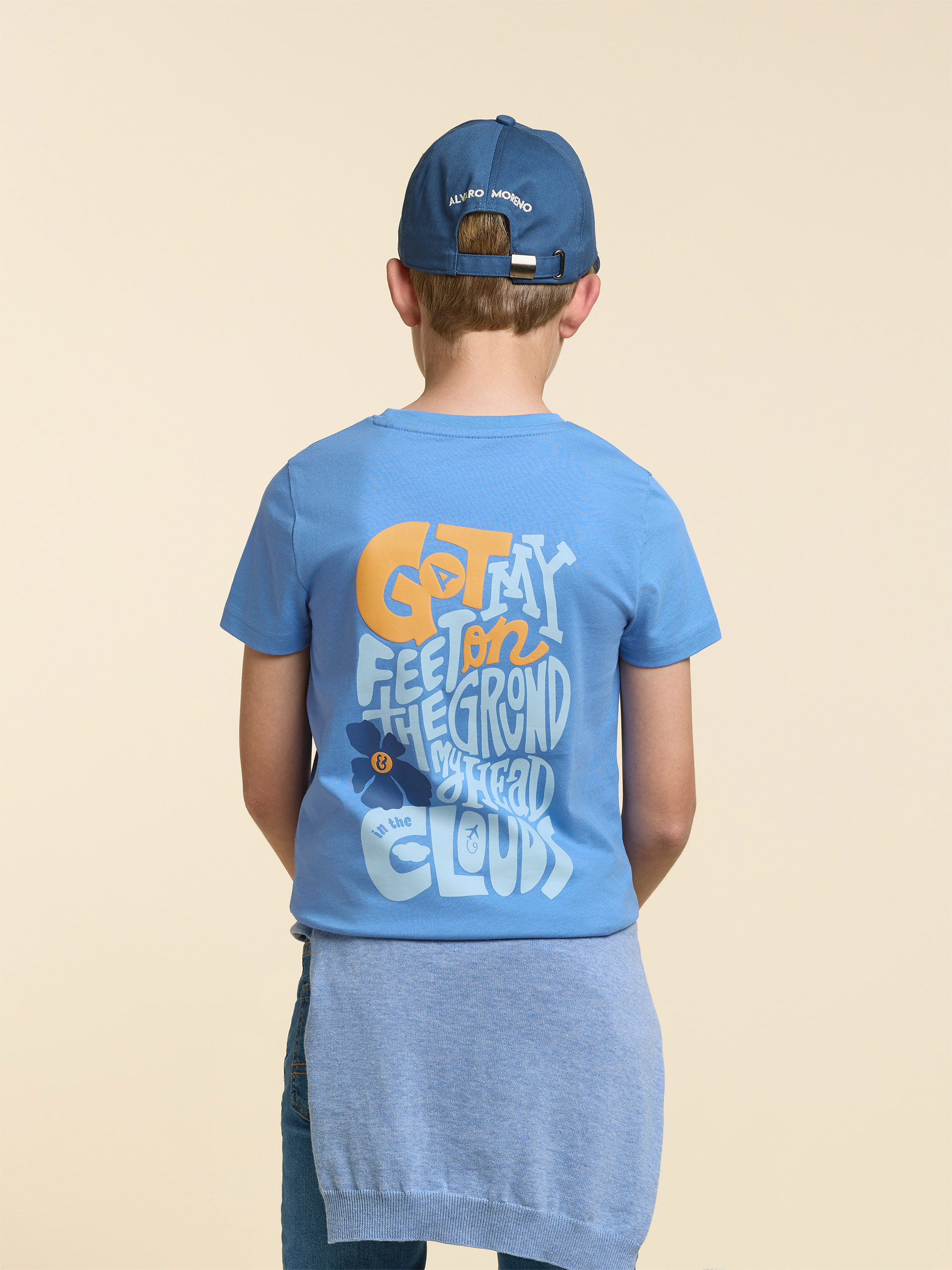 CAMISETA CLOUDS KIDS AZUL