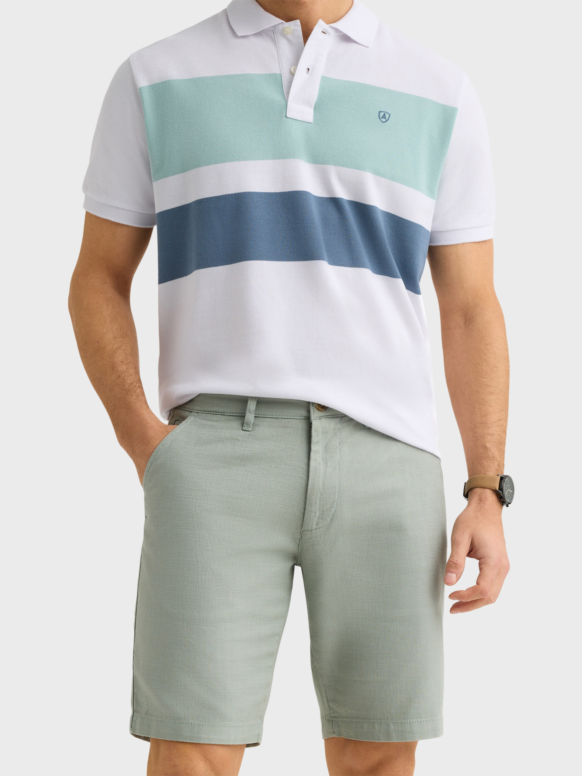 BERMUDA TINTADA AZUL