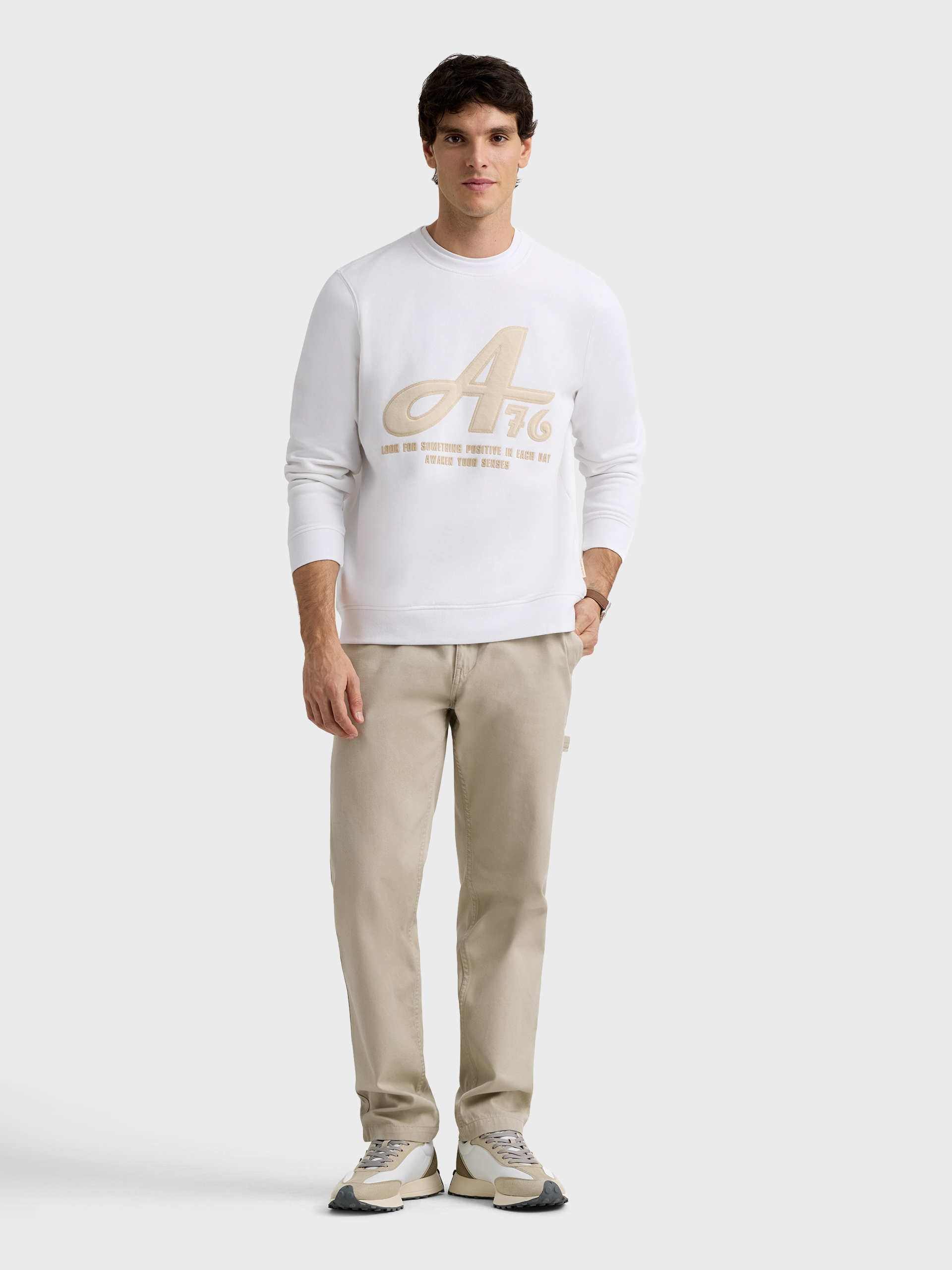 SUDADERA STATUS BLANCO