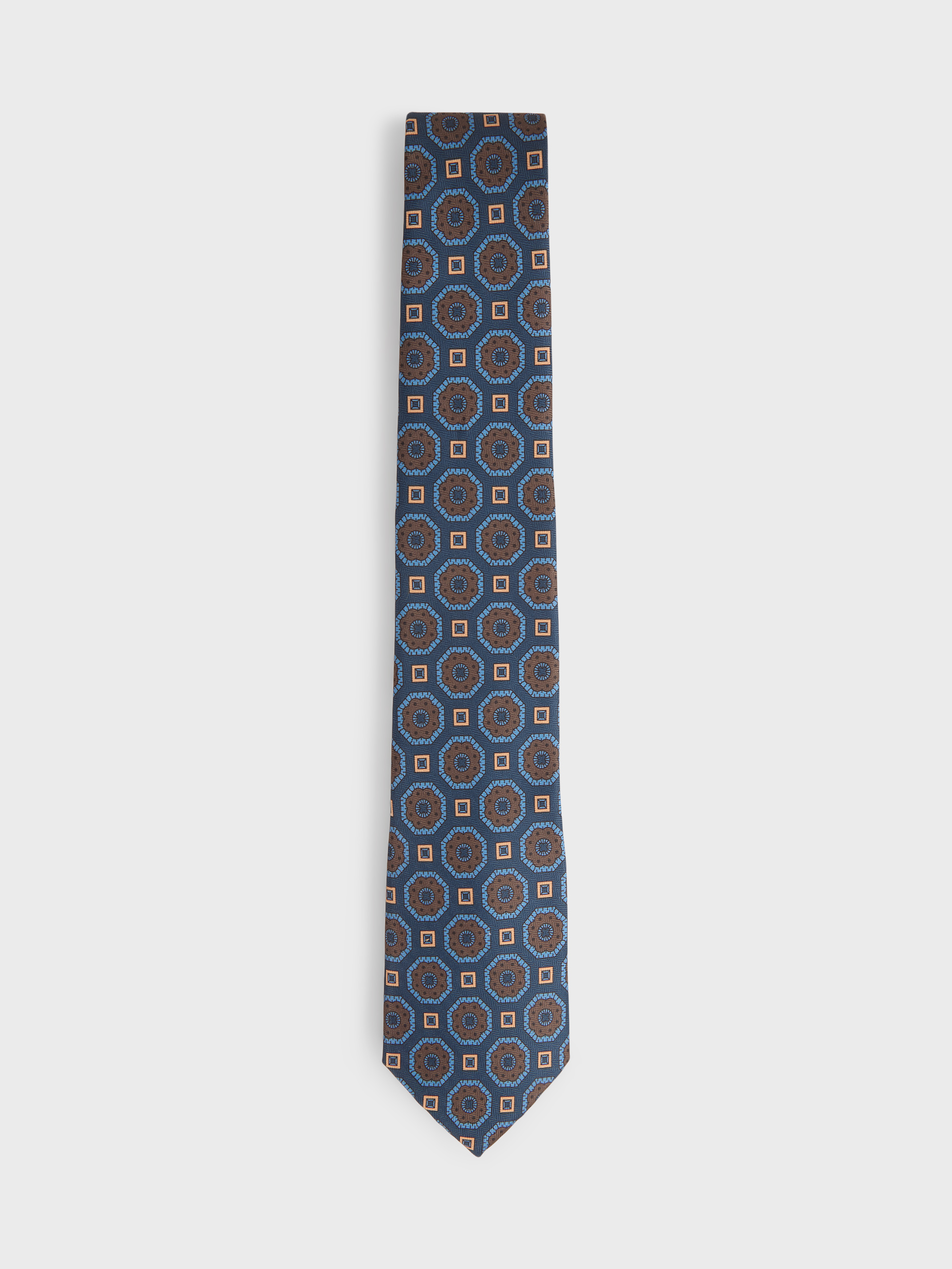 CORBATA PRINTED AZUL MARINO