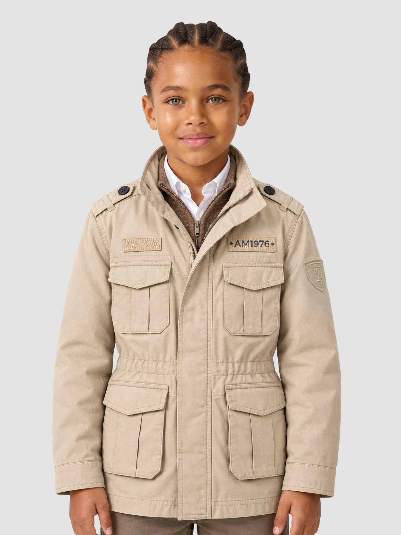 SAHARIANA MILITARY KIDS BEIGE