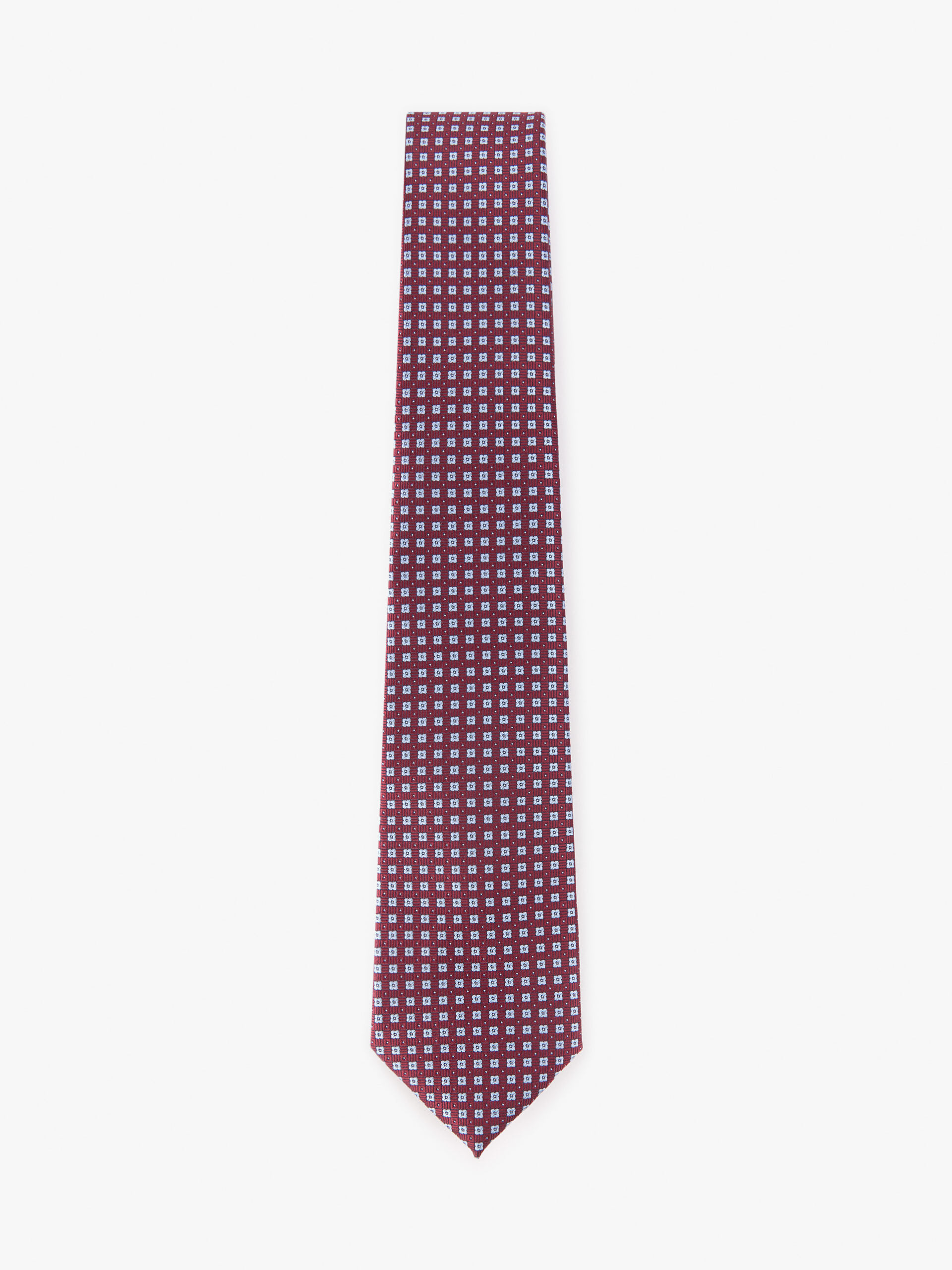 CORBATA JACQUARD MF BURDEOS