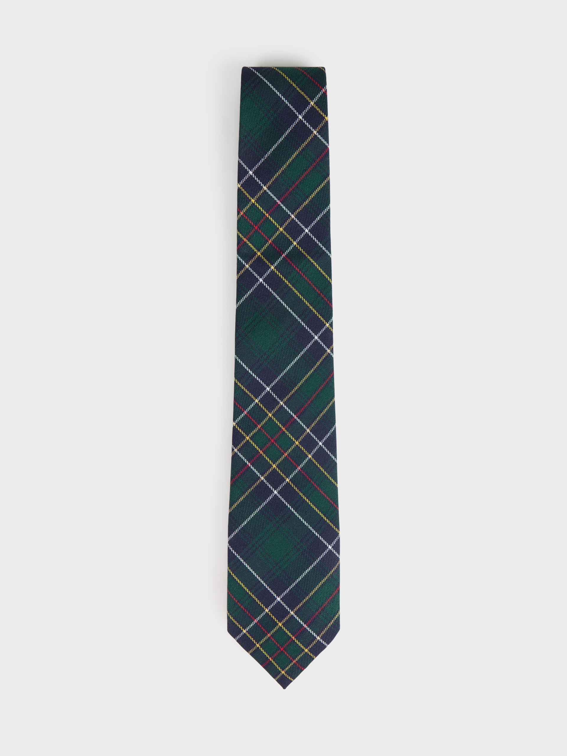 CORBATA TARTAN VERDE