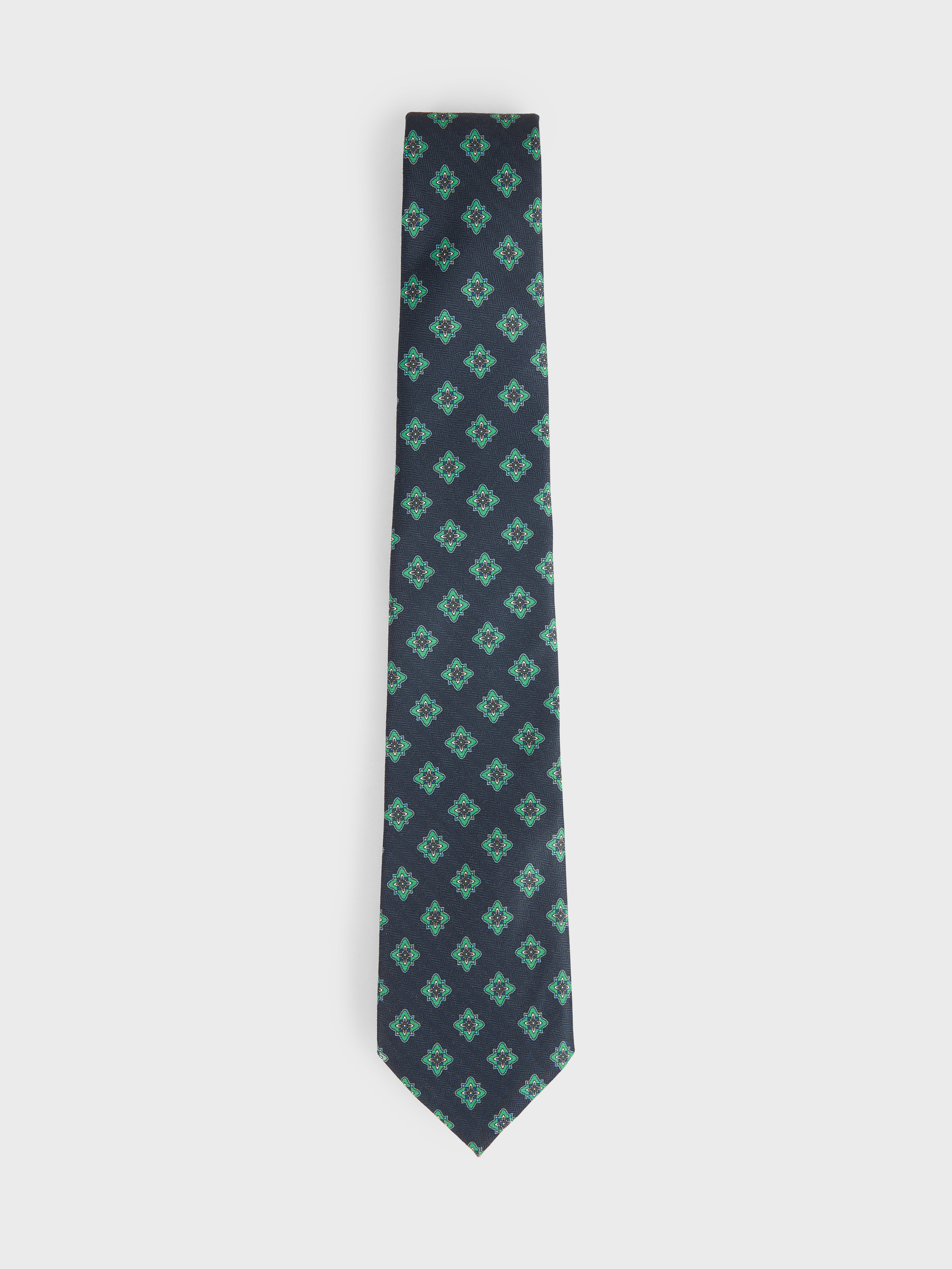 CORBATA PRINTED AZUL MARINO