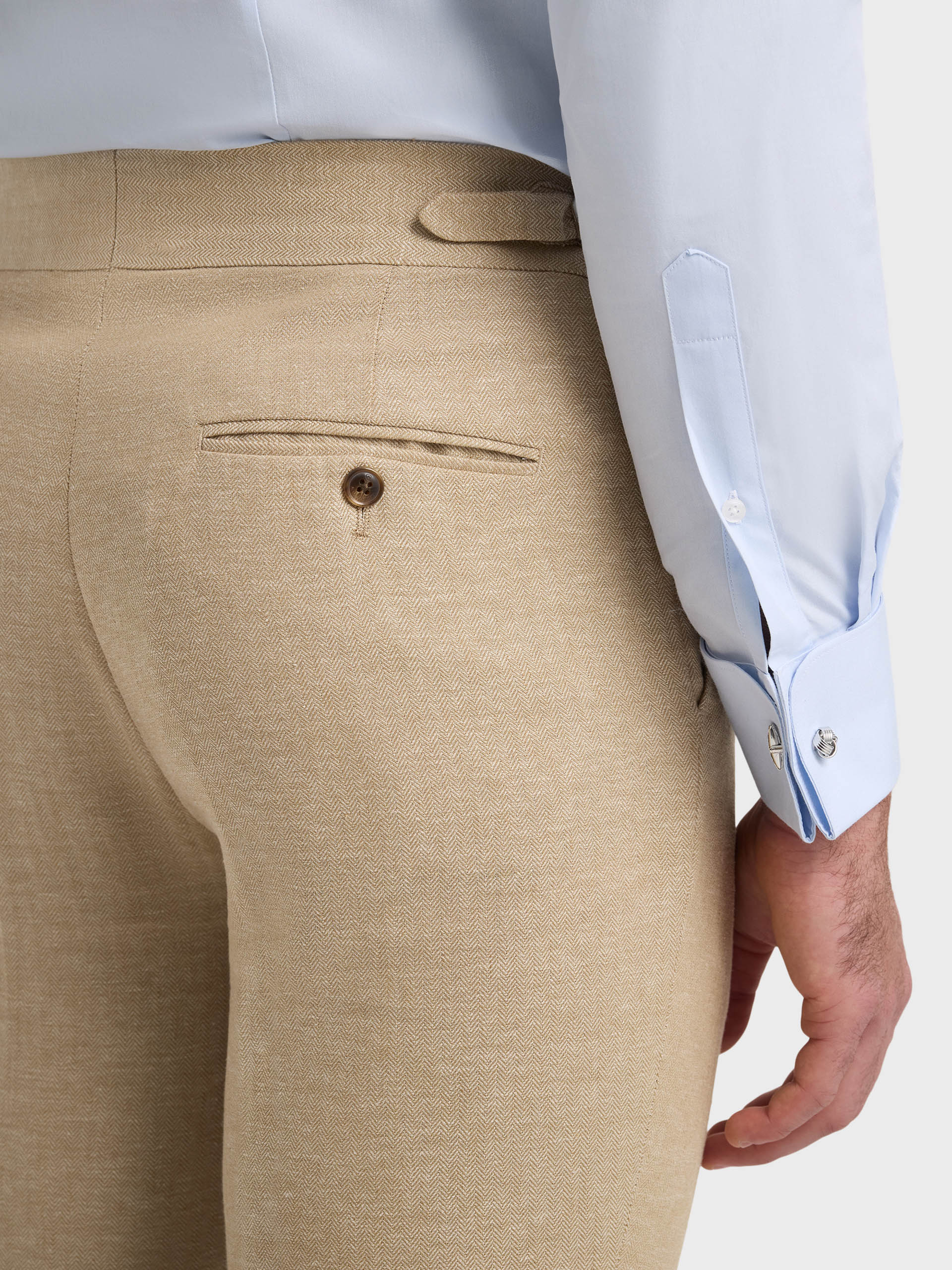 PANTALON CAPO ESPIGA LINO