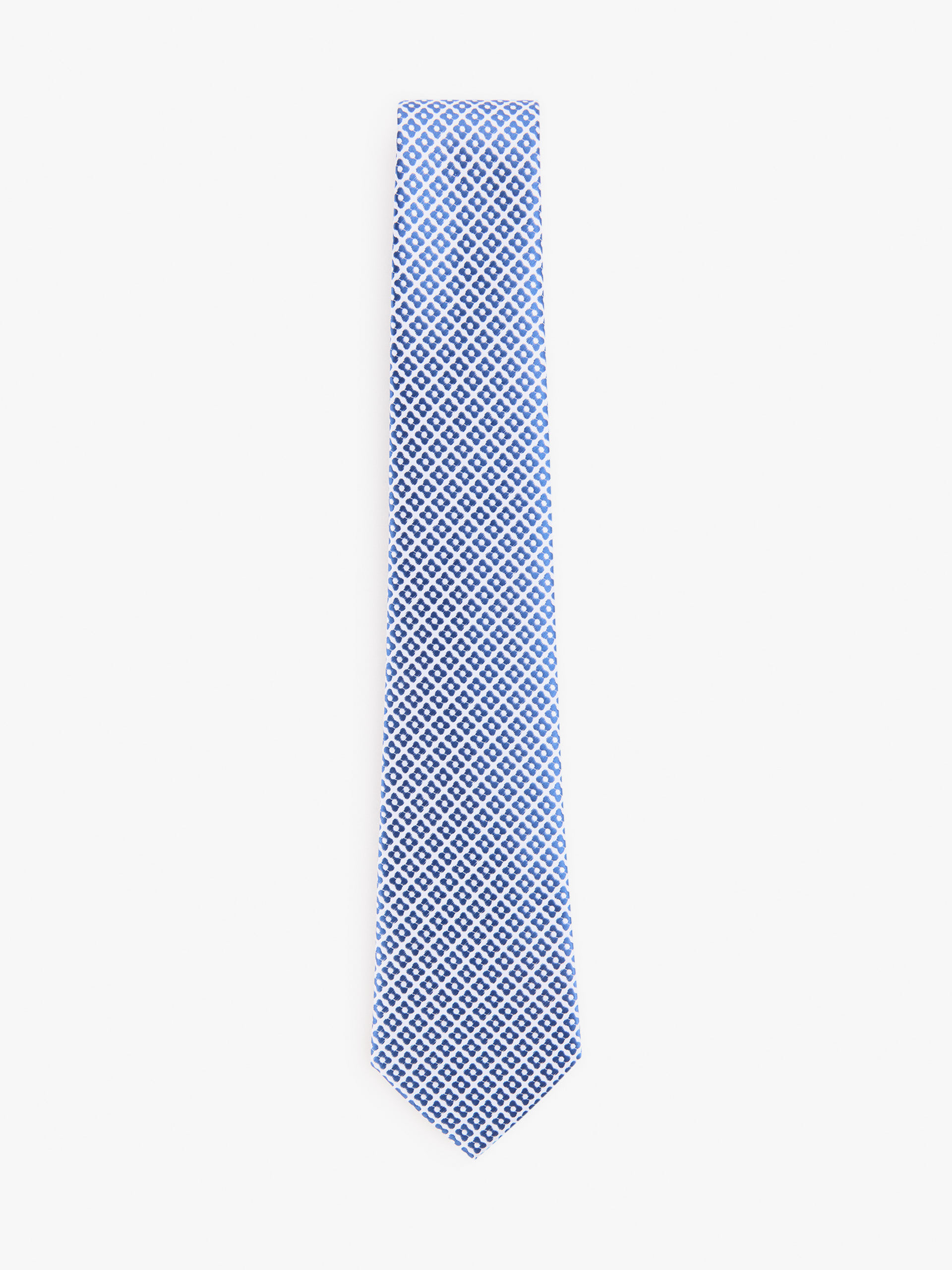 CORBATA JACQUARD BLANCO