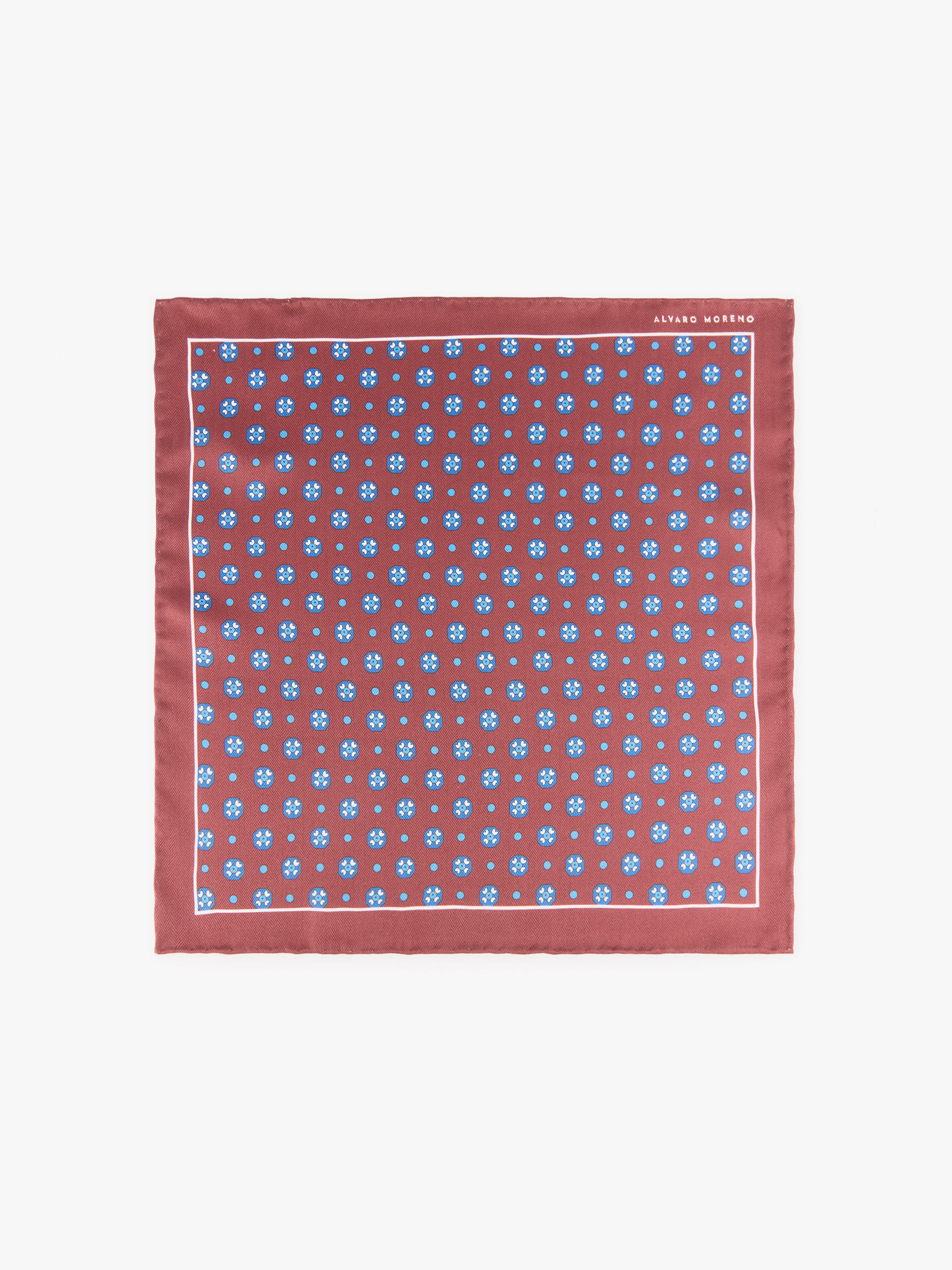 PAÑUELO PRINTED BURDEOS