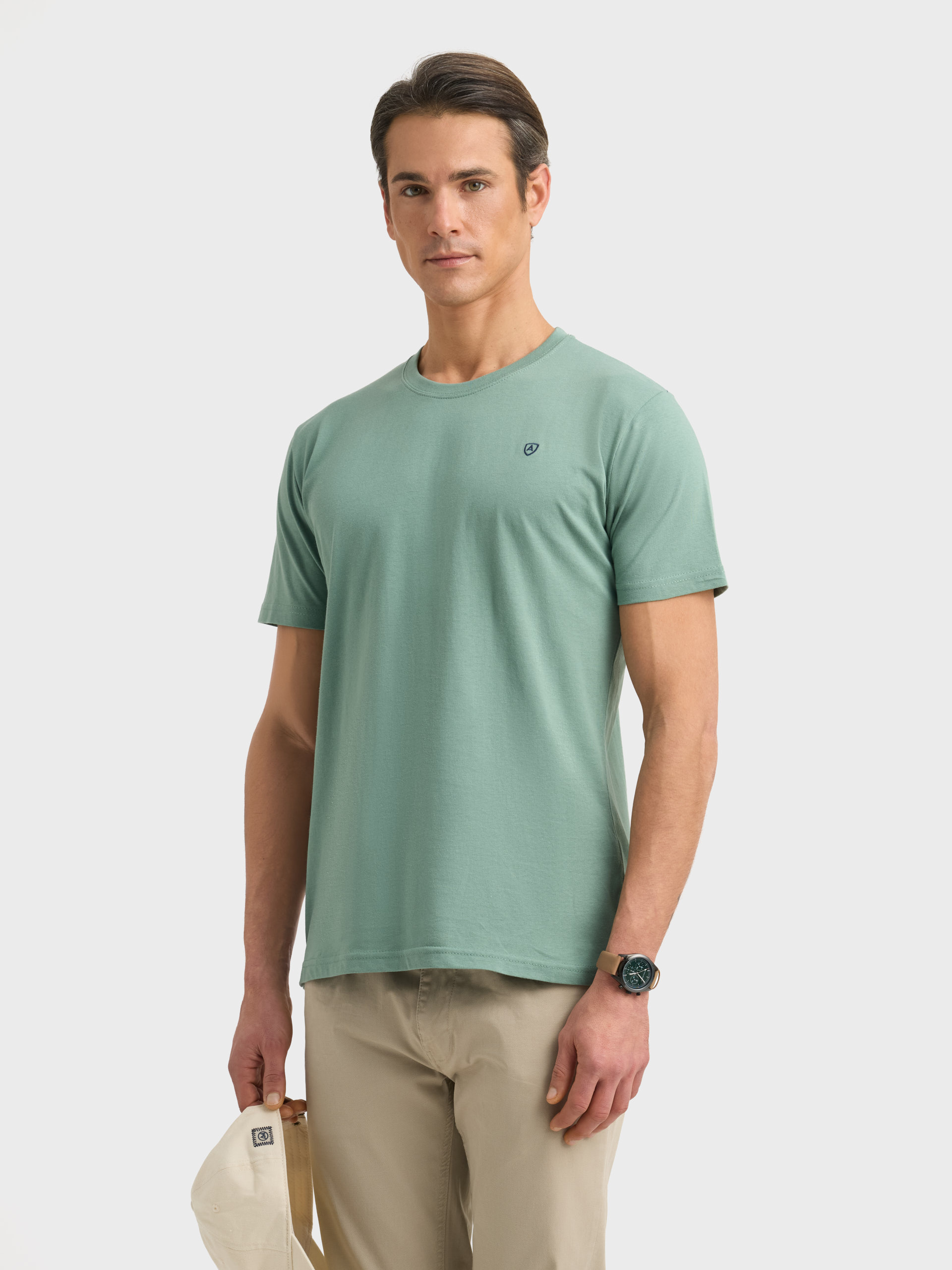 CAMISETA BASICA VERDE