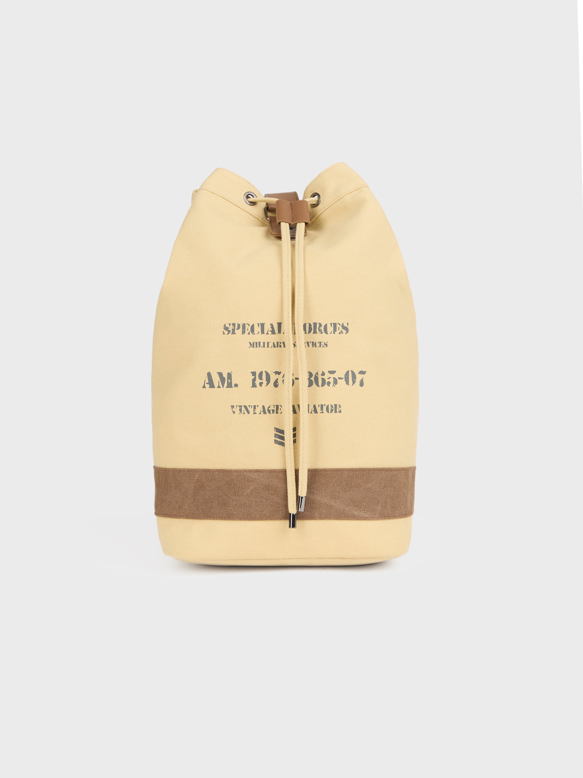 MOCHILA MILITARY BEIGE