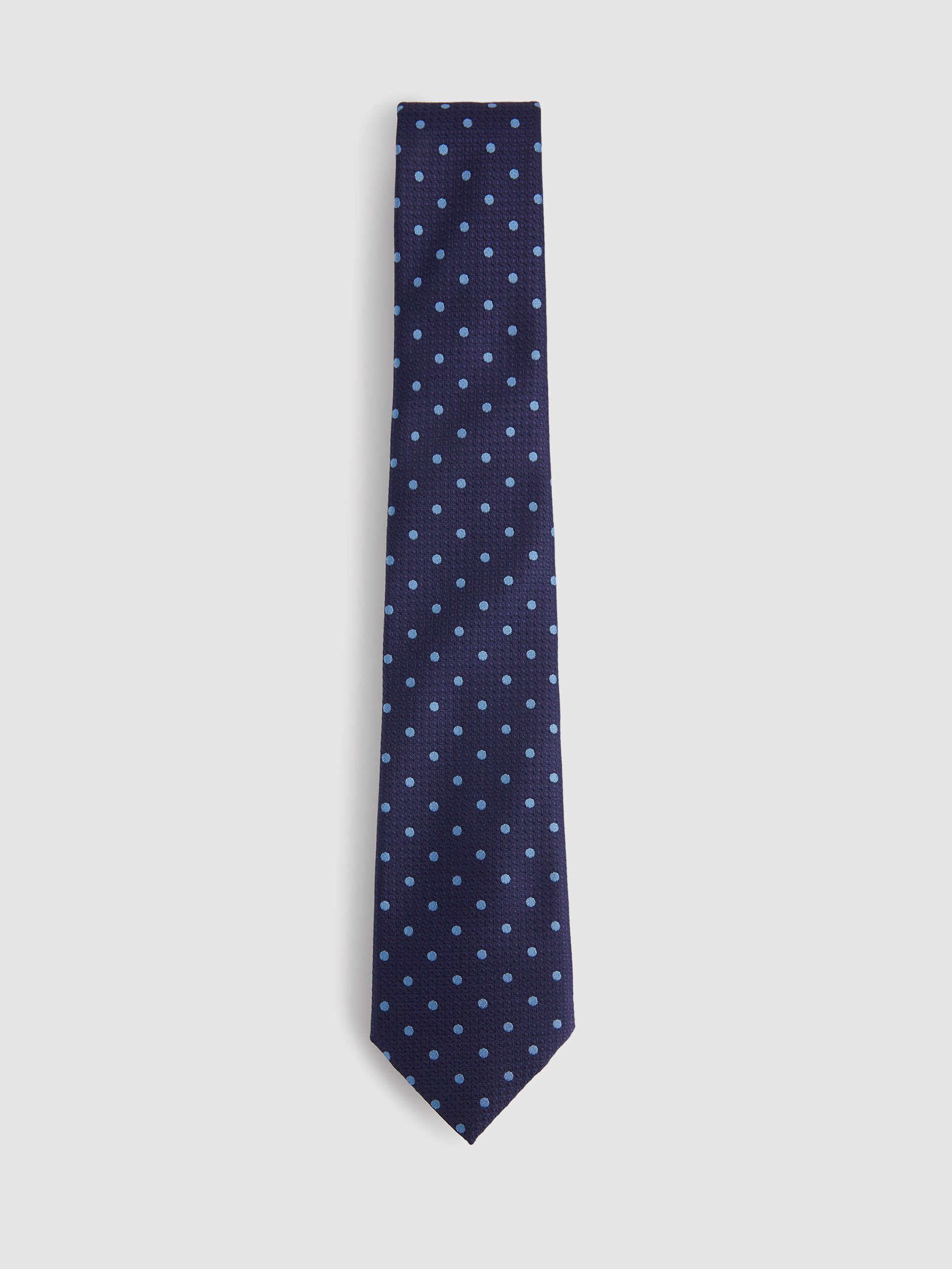 CORBATA JACQUARD MF AZUL MARINO