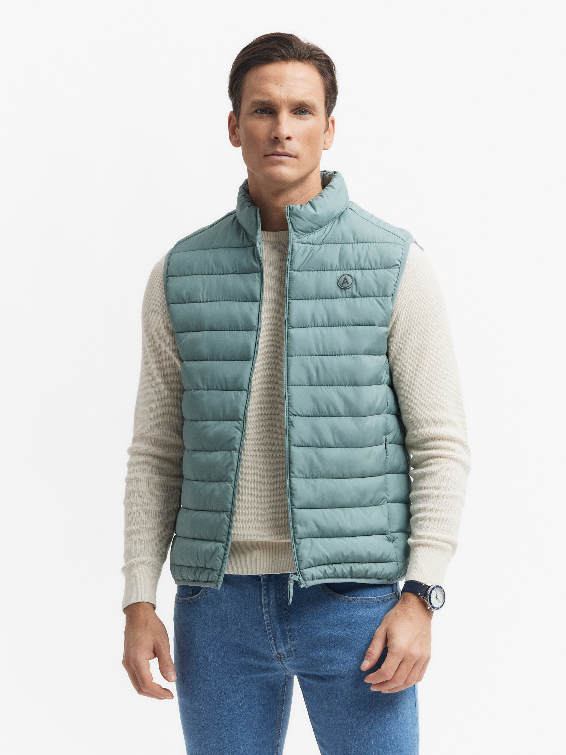 CHALECO VITO VERDE AGUA