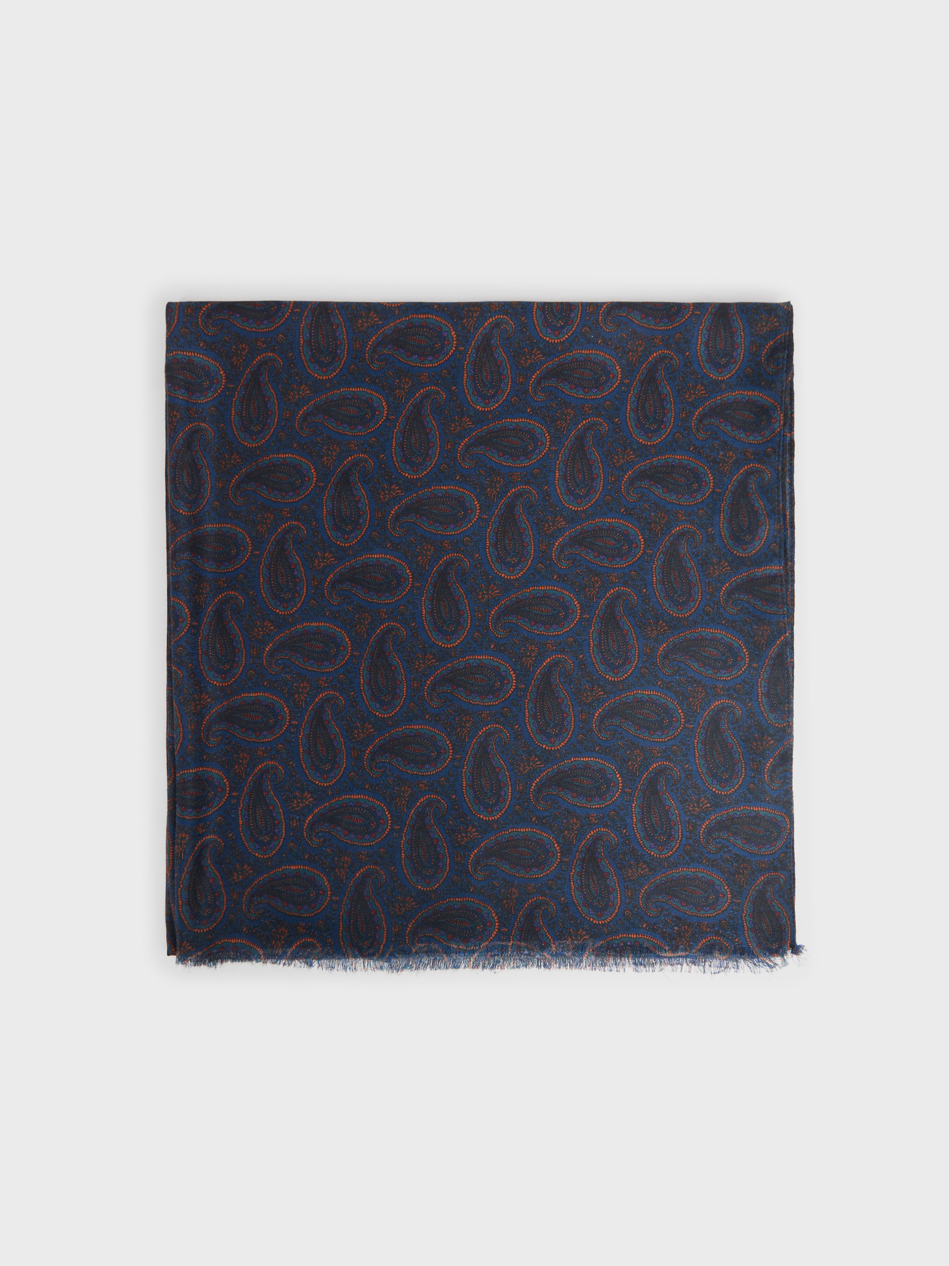 FOULARD PRINT AZUL MARINO