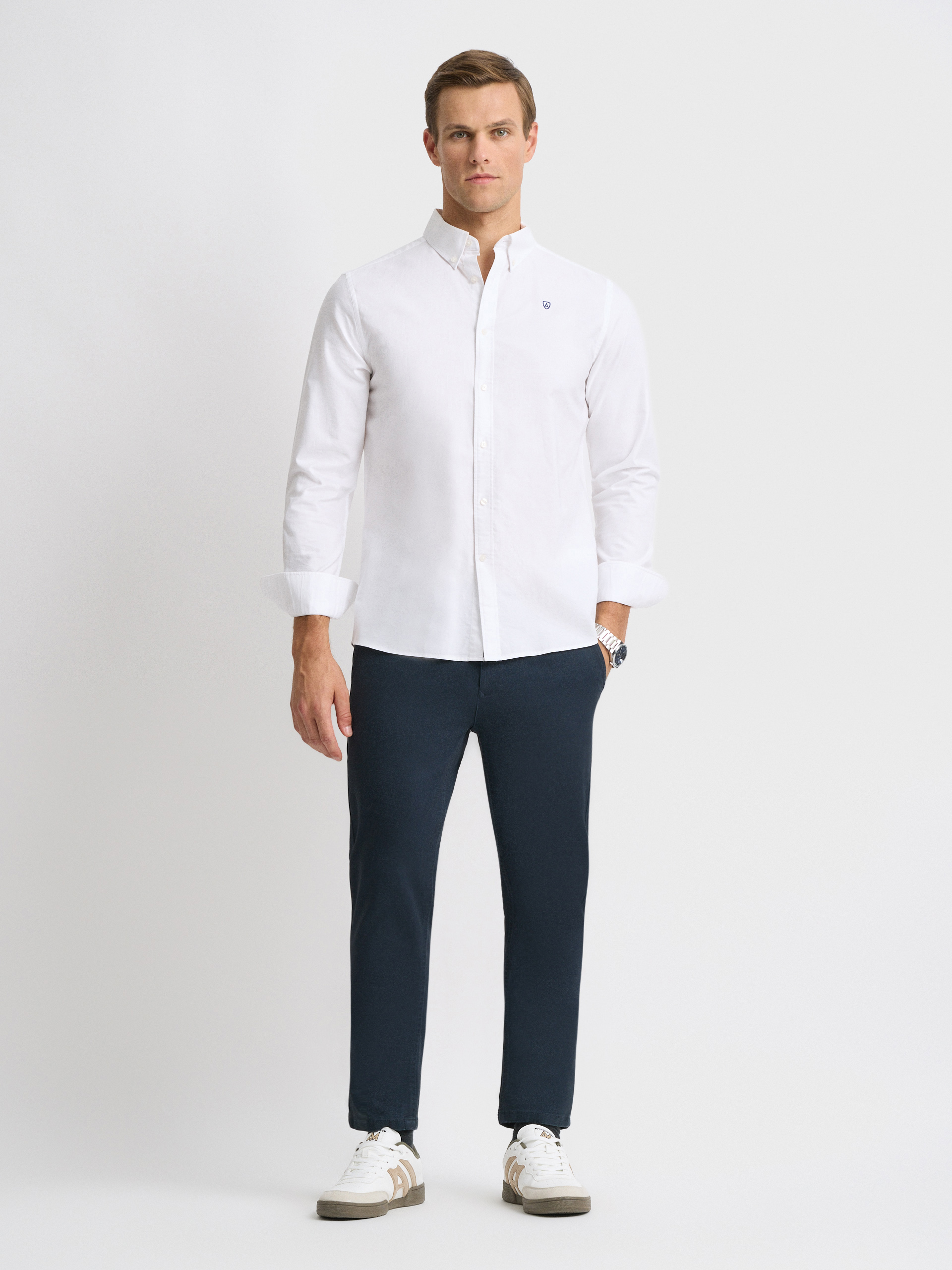 CAMISA OXFORD BASIC BLANCO