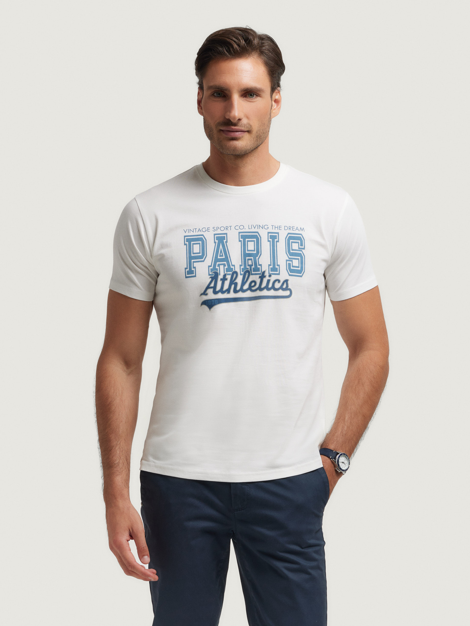CAMISETA PARIS BLANCO