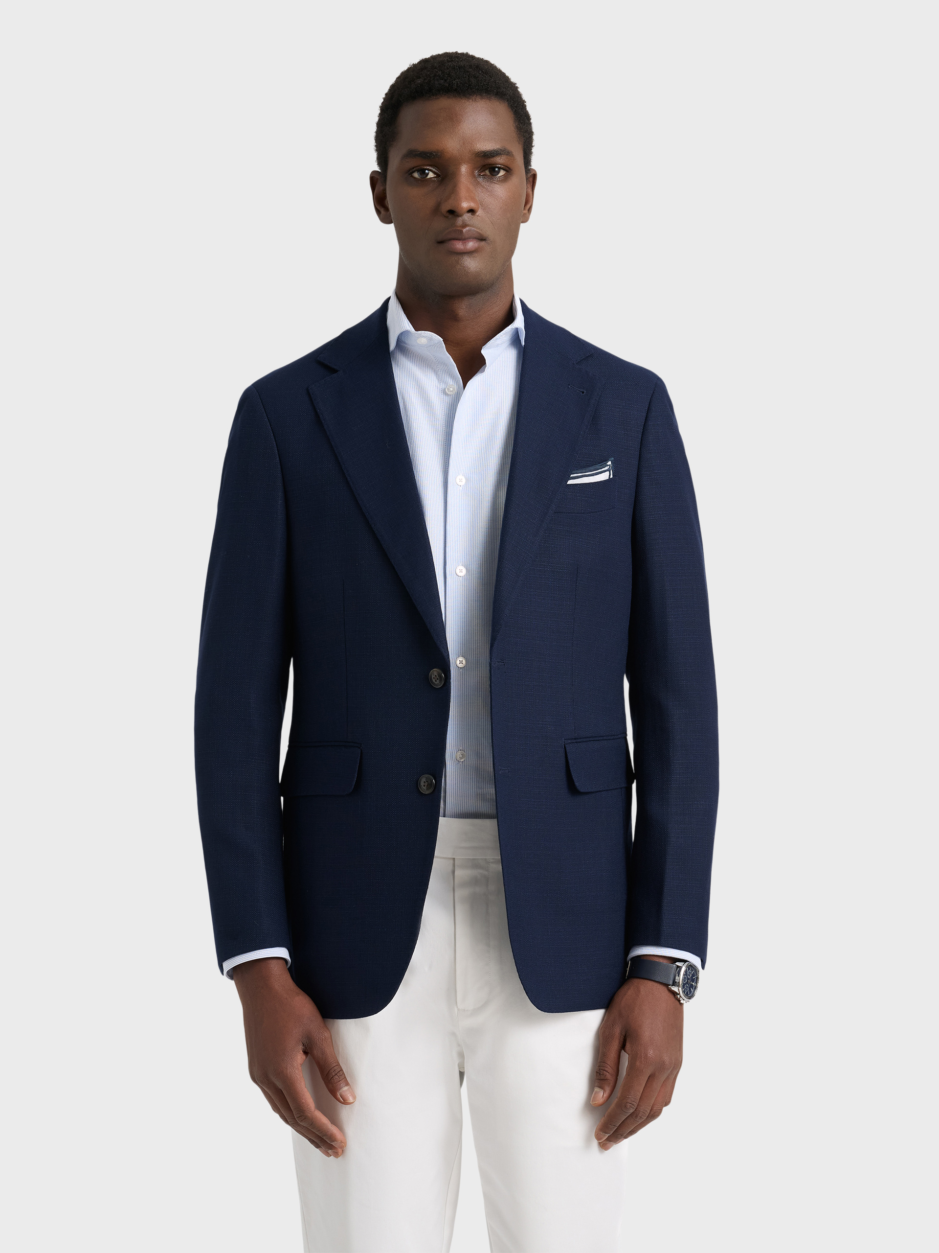 AMERICANA MILANO ESTERILLA AZUL MARINO