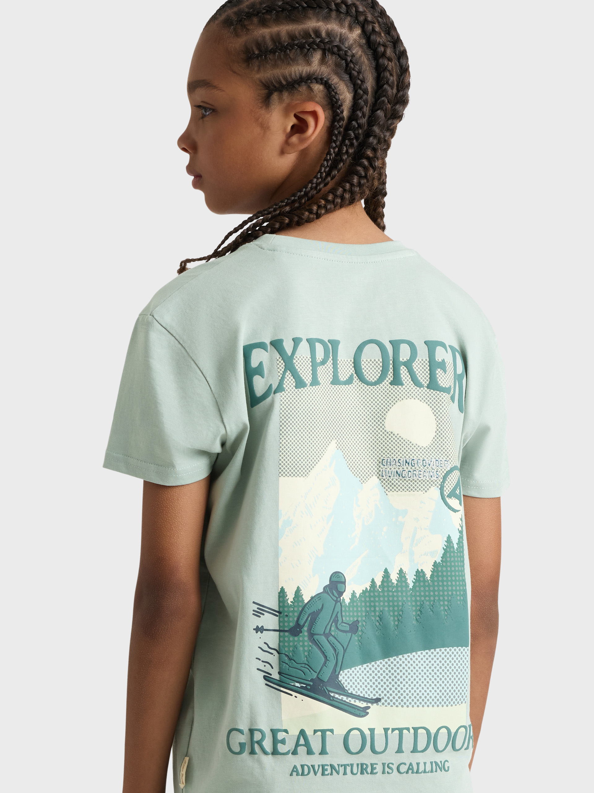 CAMISETA EXPLORER KIDS CELESTE