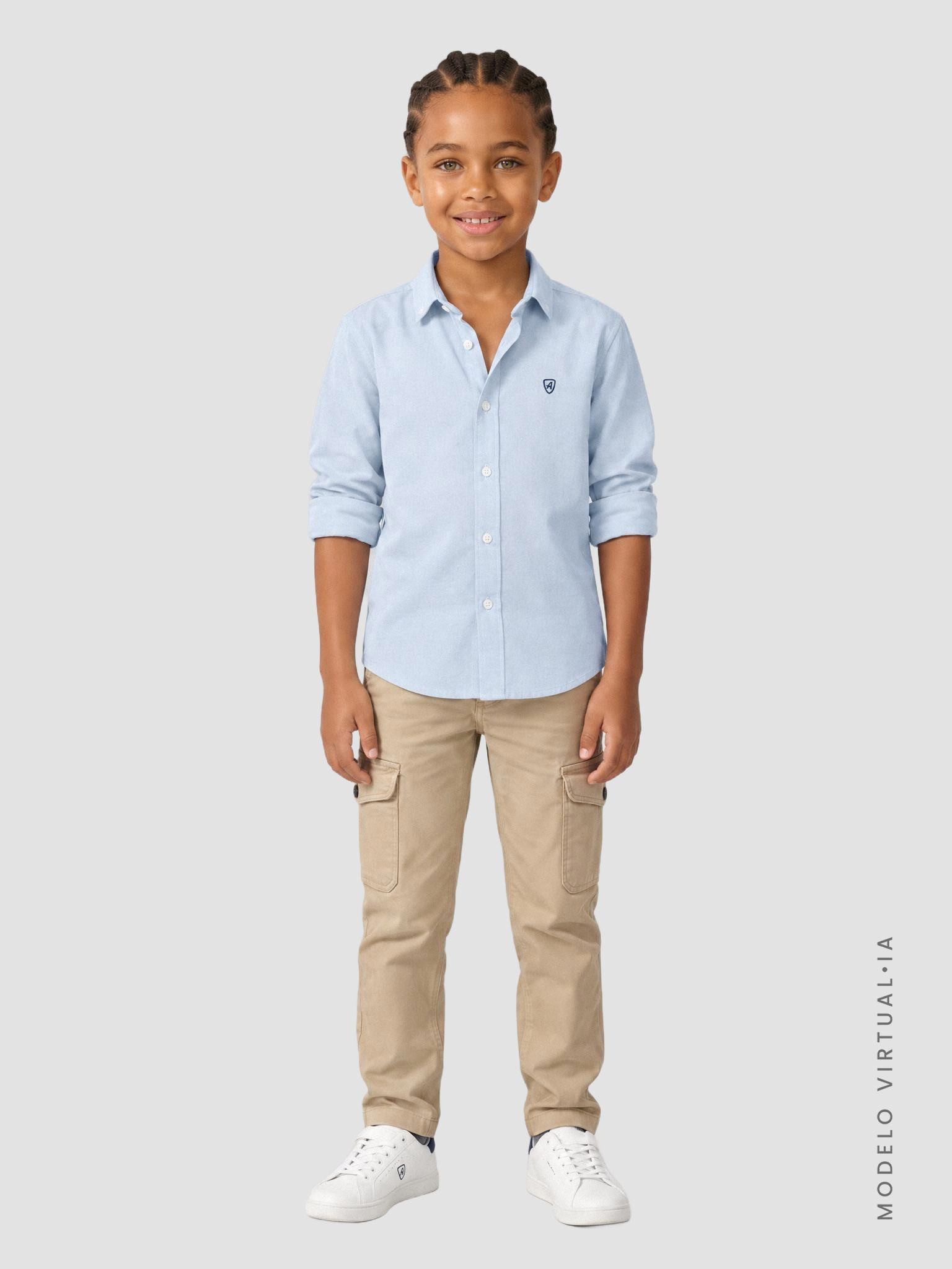 CAMISA OXFORD SOLID KIDS