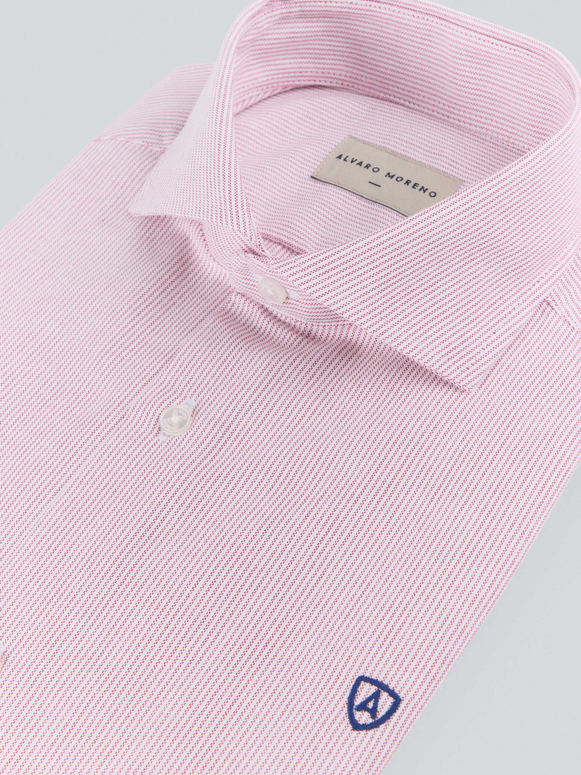 CAMISA P.POINT RAYAS ROJO