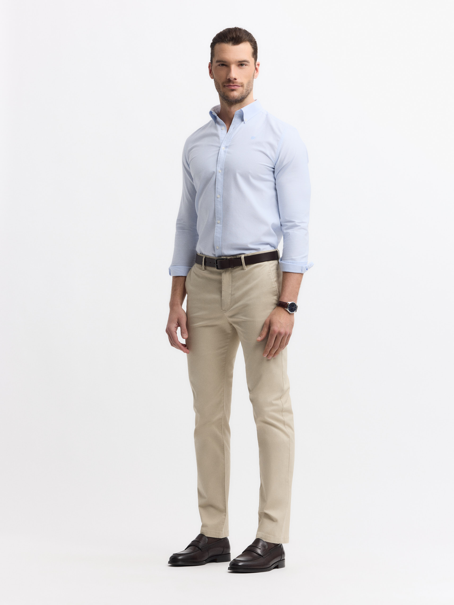 CAMISA OXFORD MIL RAYAS