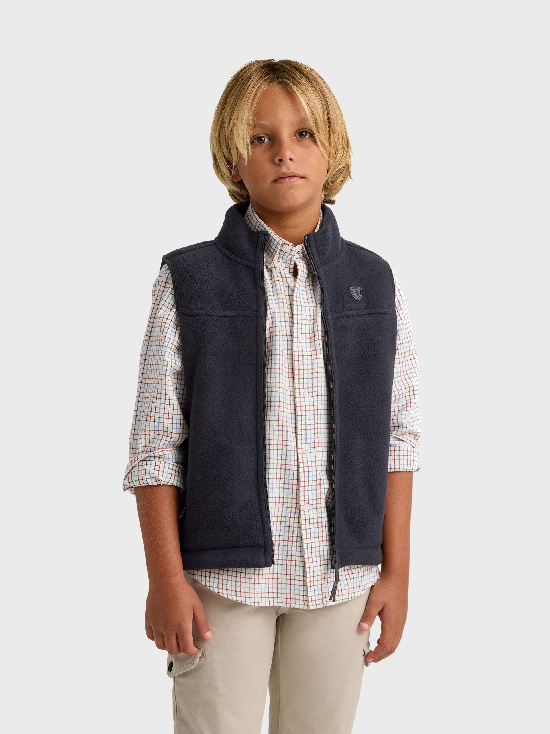 CHALECO SIERRA KIDS AZUL MARINO