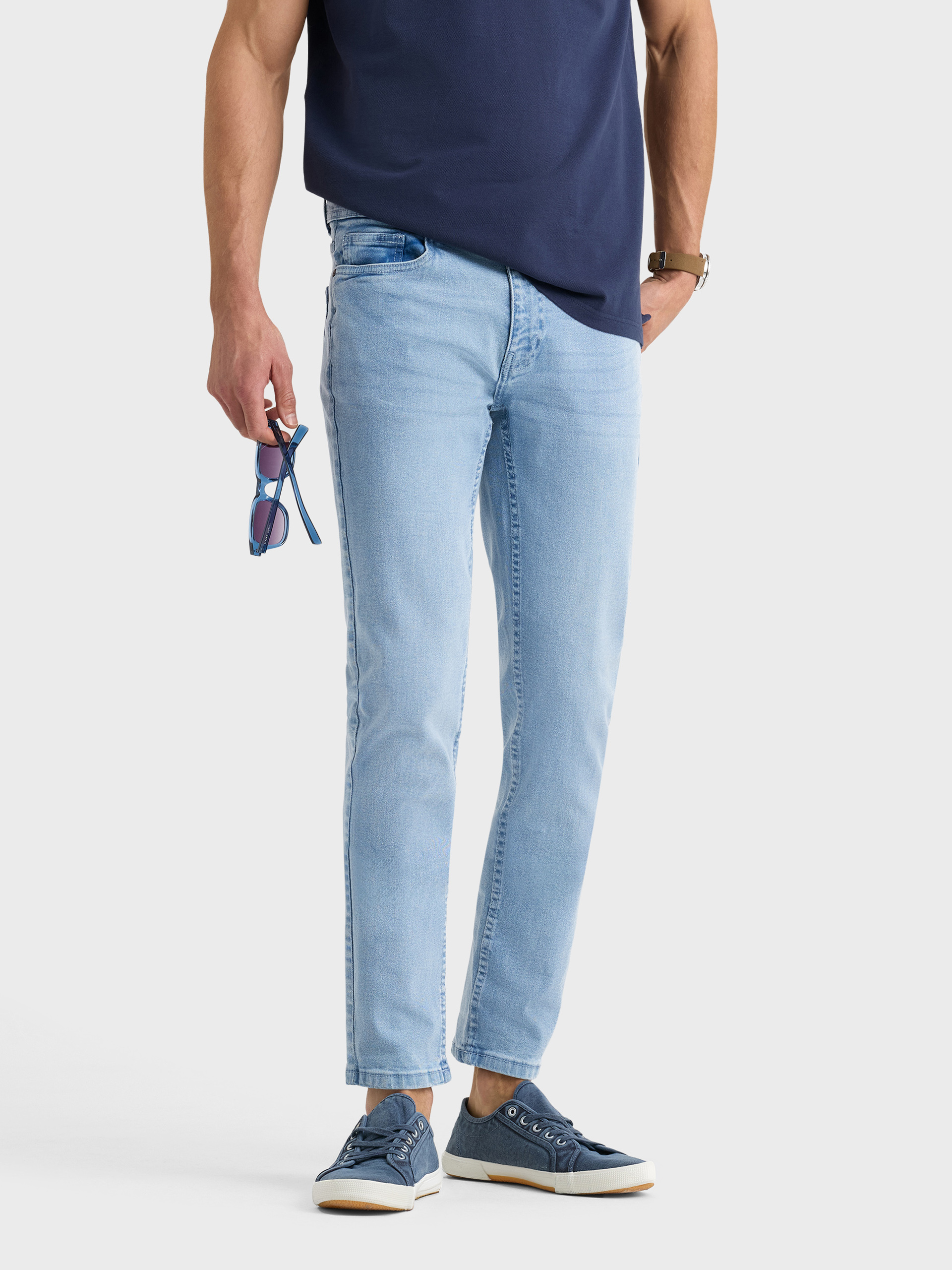 PANTALON DENIM MATCH CELESTE