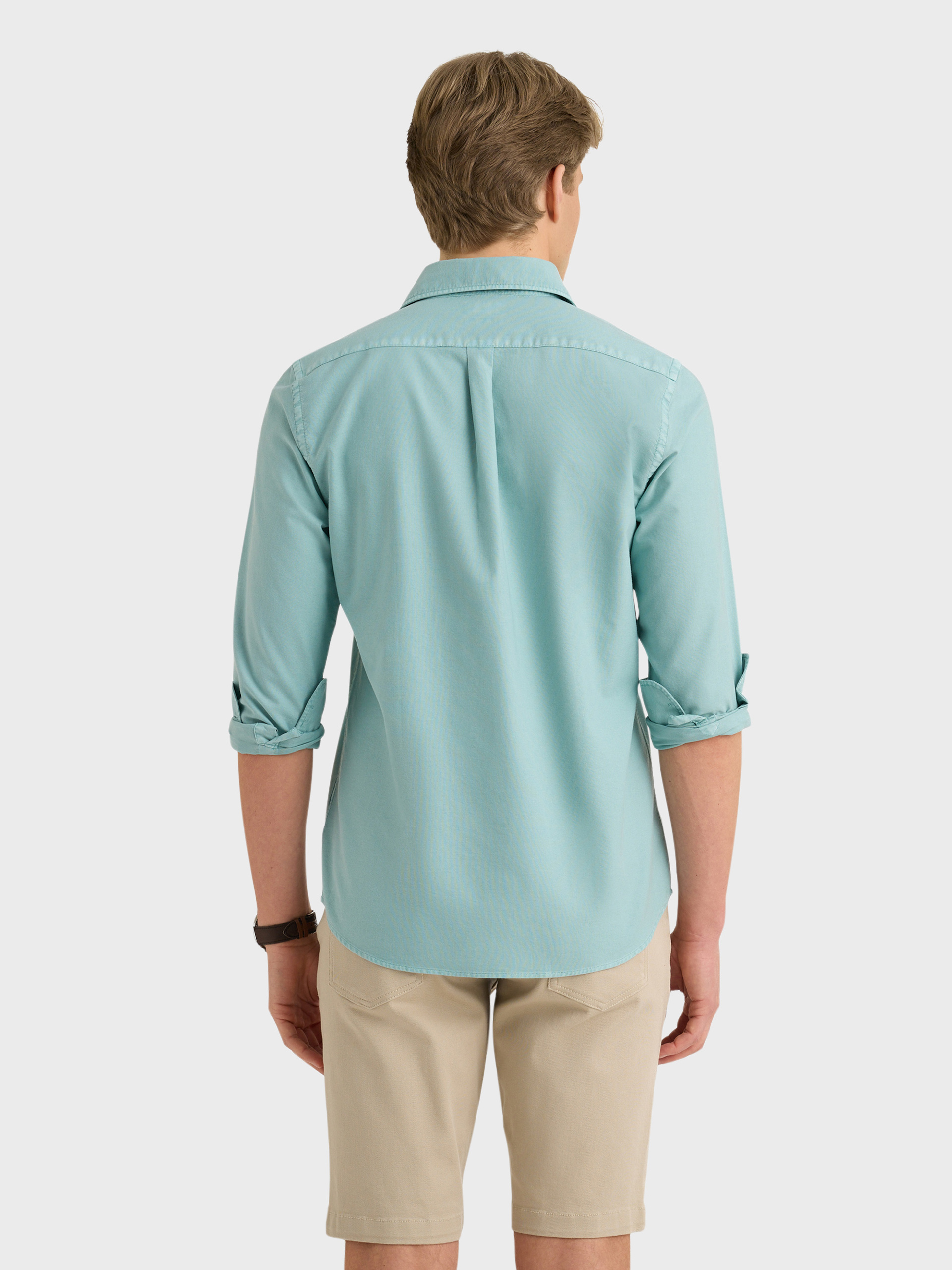 CAMISA OXFORD DYE TIE COLLAR